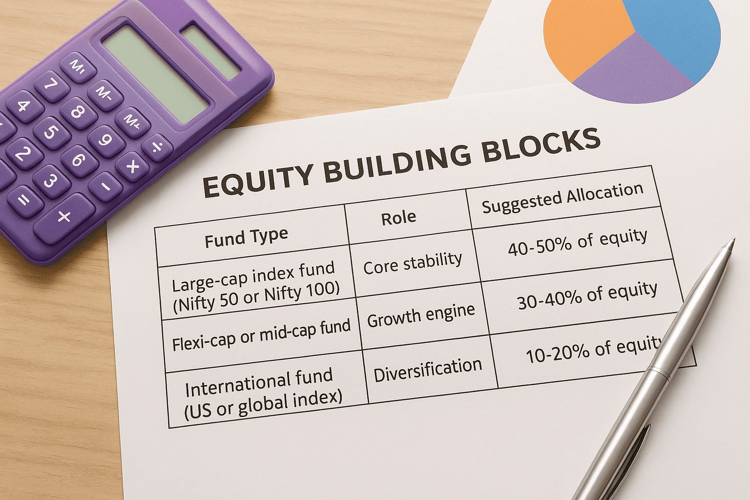 Choose your equity building blocks