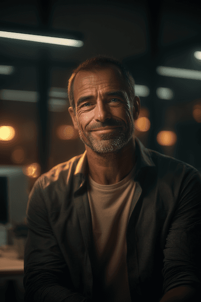 portrait of frank green