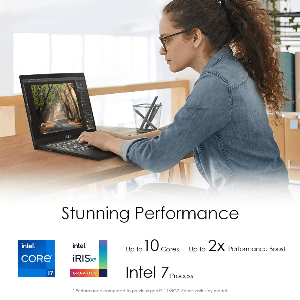 MSI Modern 14, Intel 12th Gen. i7-1255U, best laptop under 50k