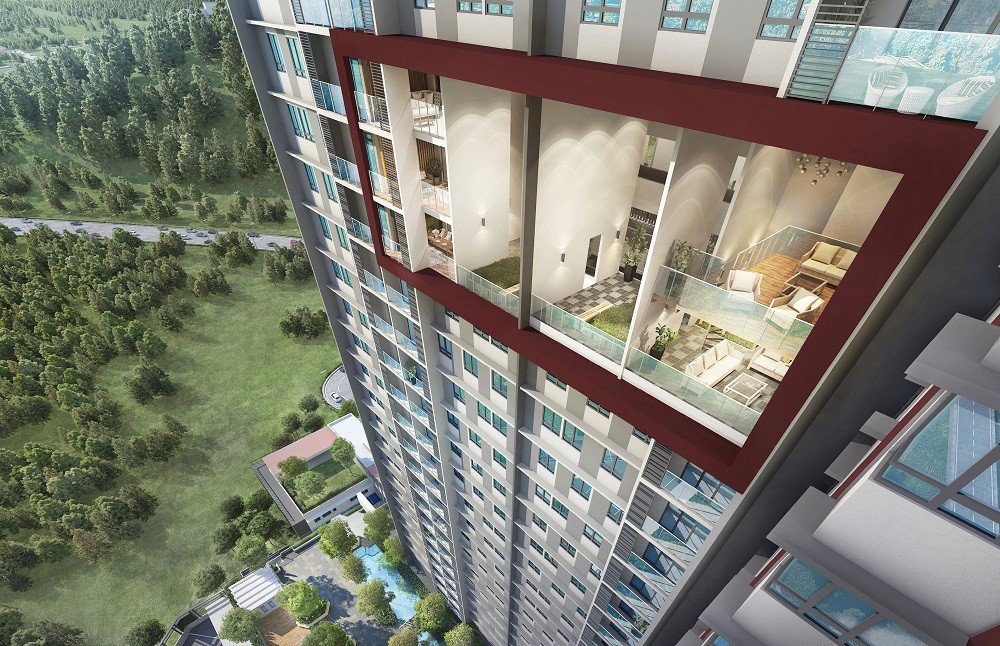 Exterior view of Setia Seraya project by Asima Architects