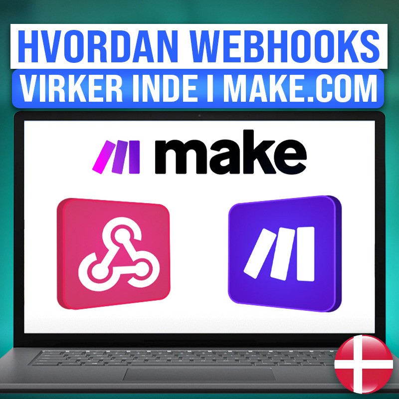 Hvordan fungerer Webhooks i Make.com (Dansk guide)