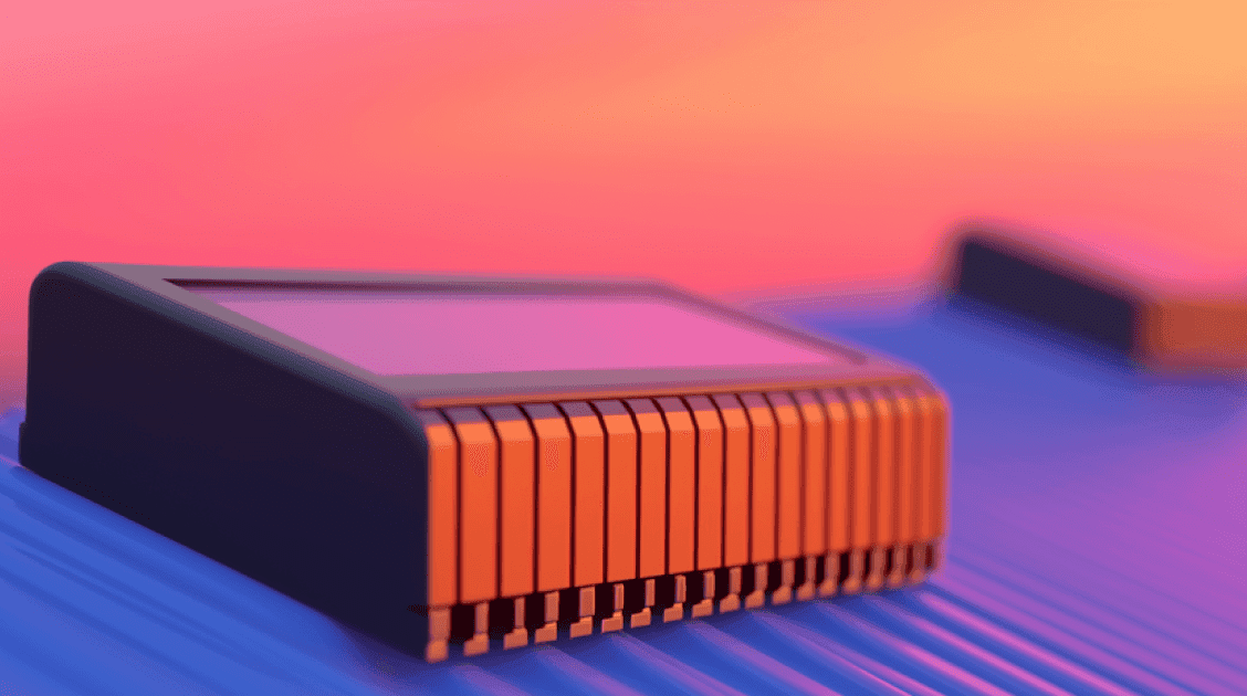 A desktop computer with a monitor positioned above it, illustrating a typical office arrangement.