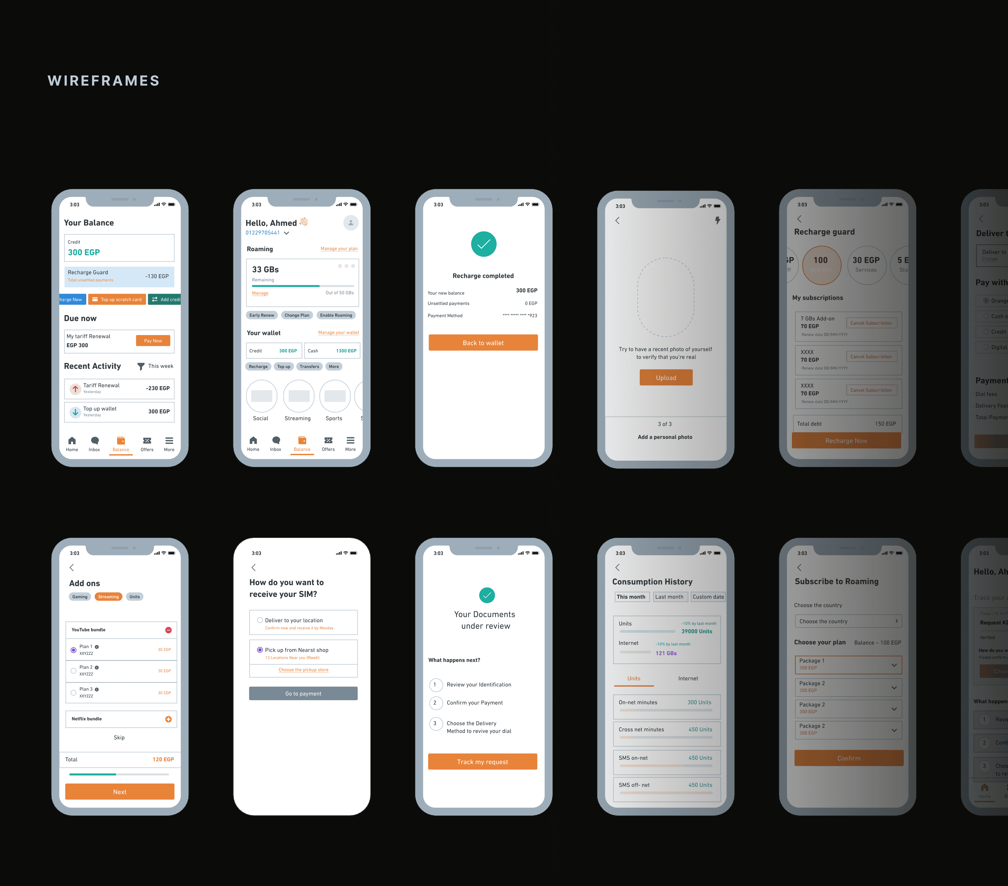 Wireframes