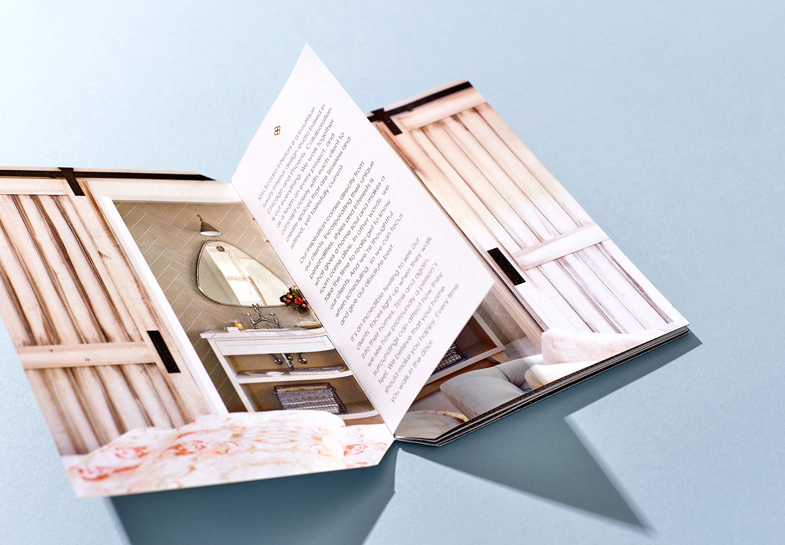 Kim Scodro Interiors Brochure Design