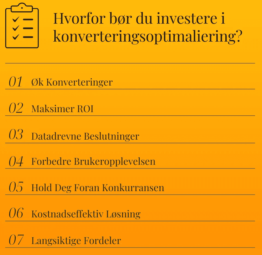 Hvorfor Bør du investere i konverteringsoptimalisering? 7 Tips