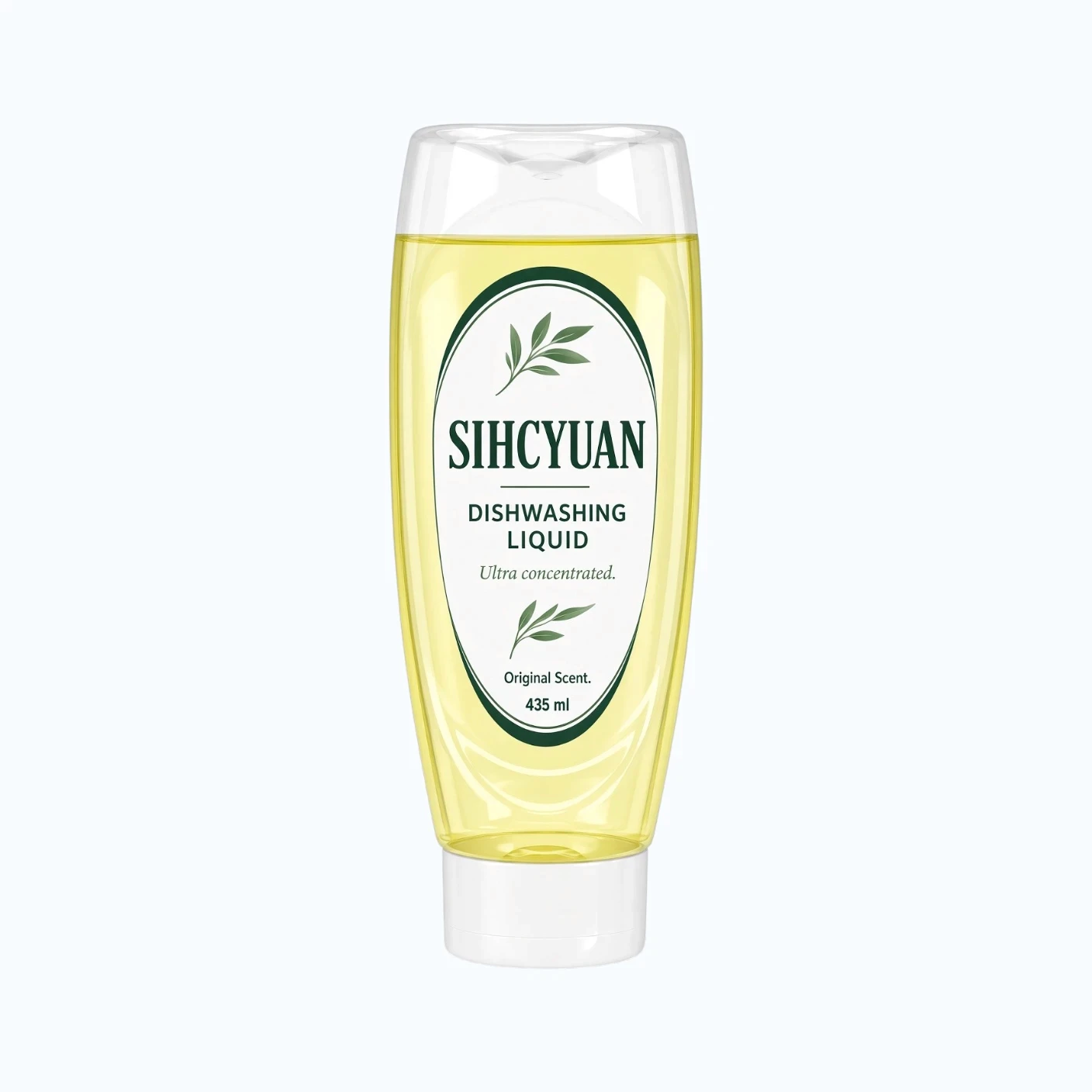 High-efficiency dishwashing liquid in clear bulk bottles for supermarket retail, supporting private label (OEM) and sustainable chemical solutions.