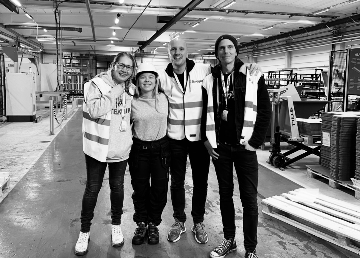 The marytale team on a film set