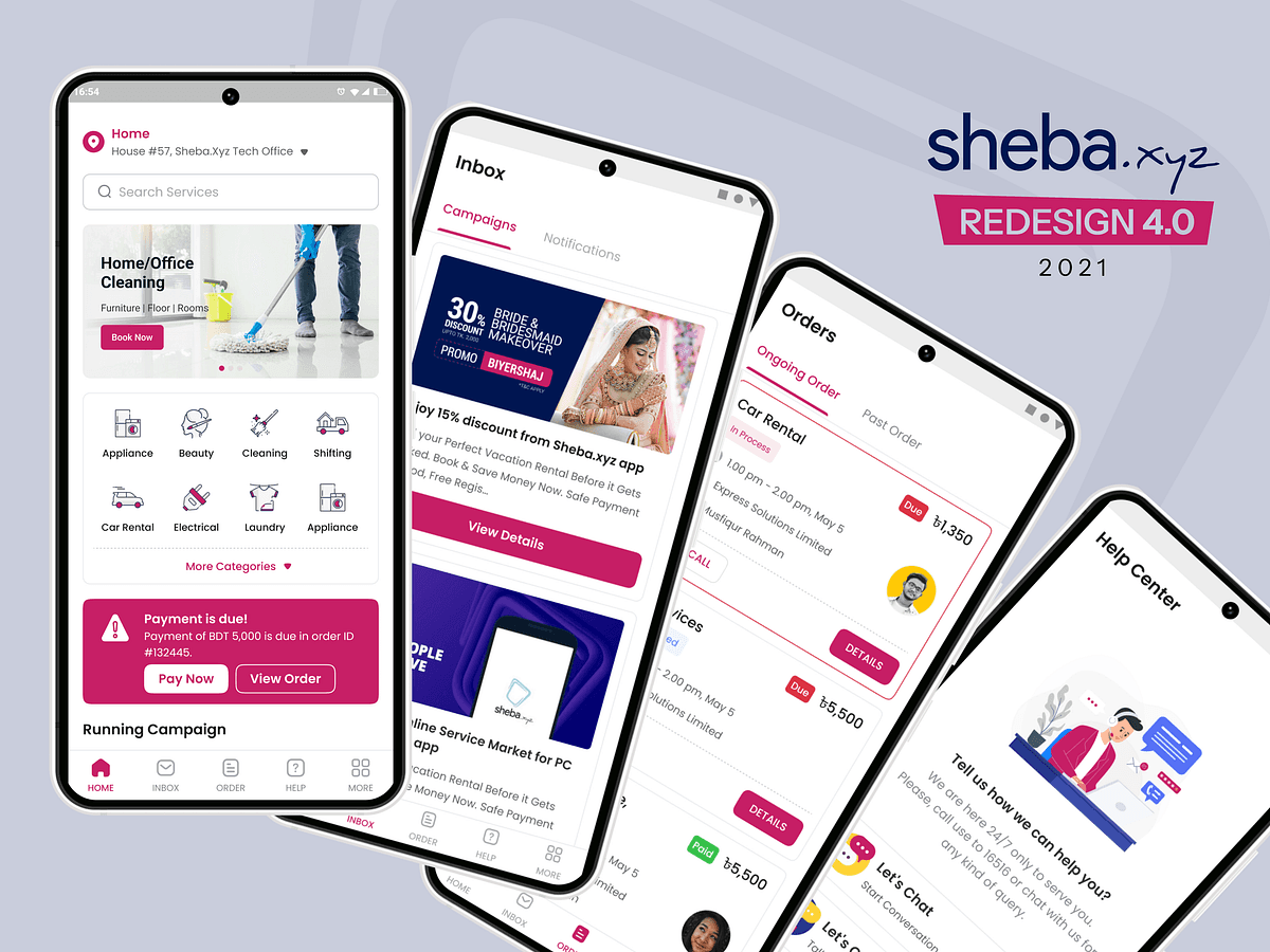 Sheba.xyz Redesign 4.0 — Dribbble shot
