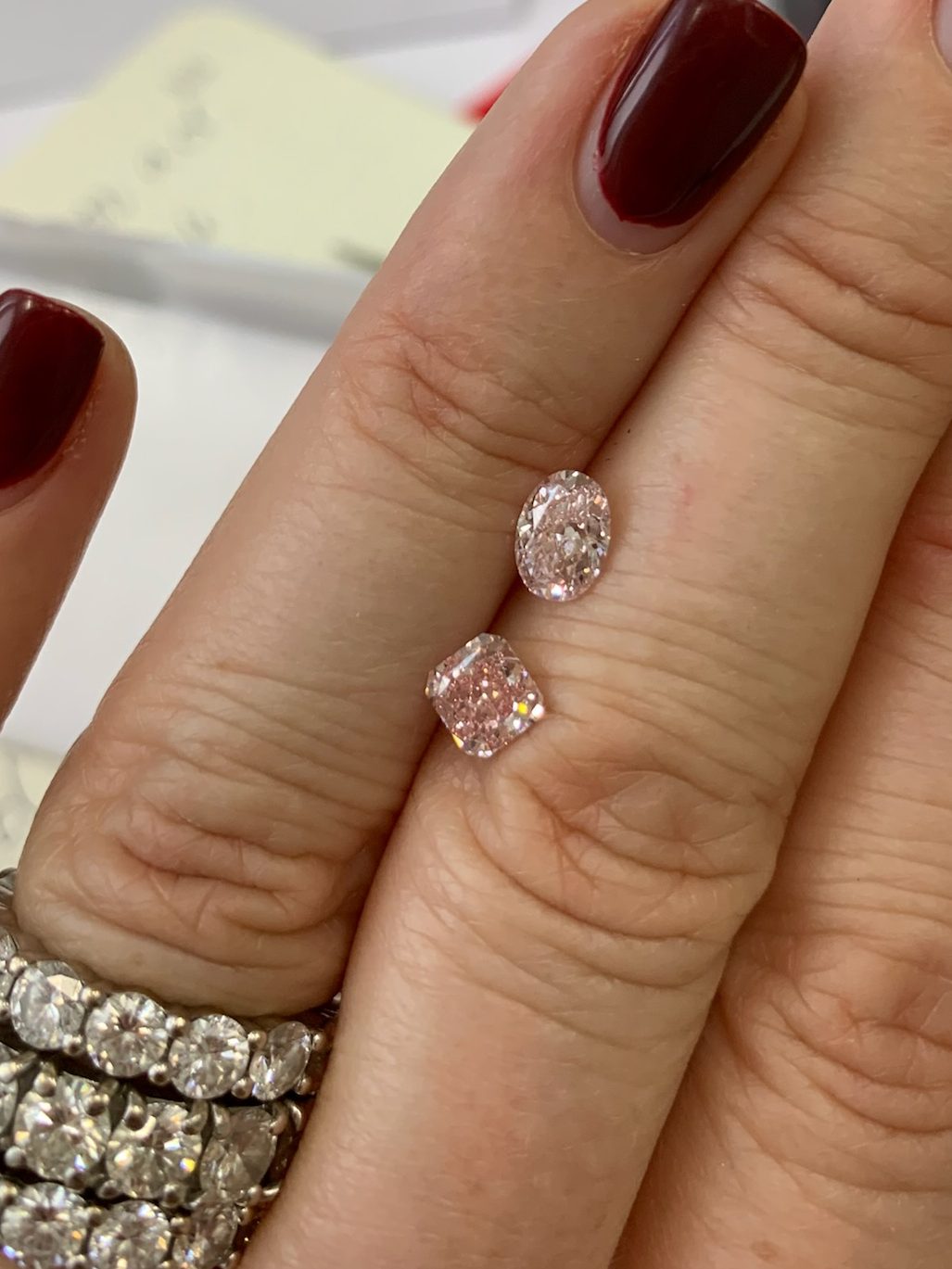 Investment in pink diamonds