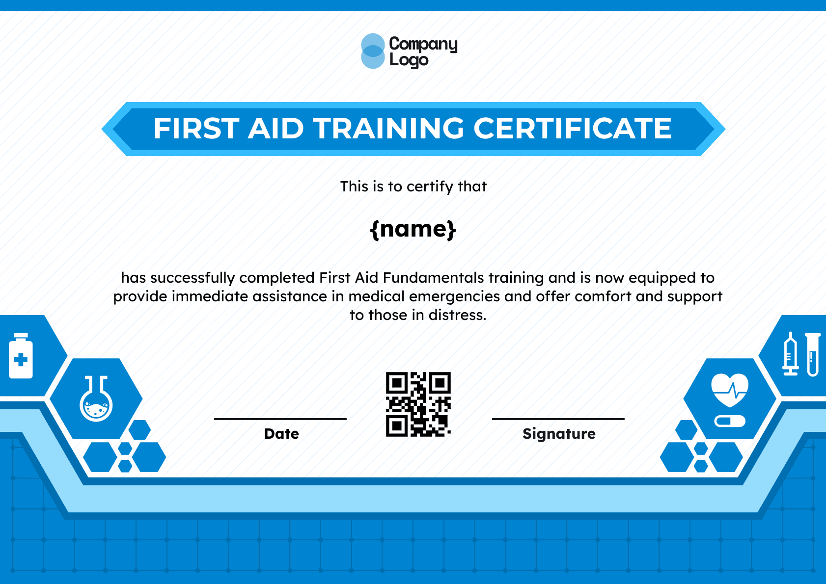 Wauld - Professional and attractive green recognition badge template