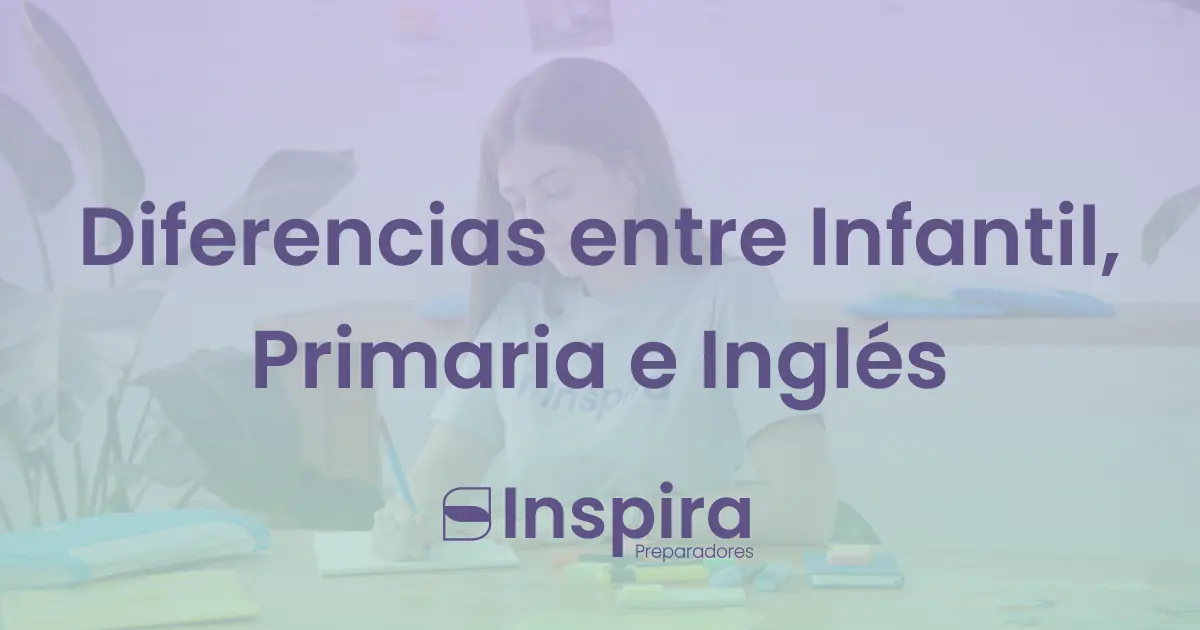 Diferencias entre Infantil, Primaria e Inglés