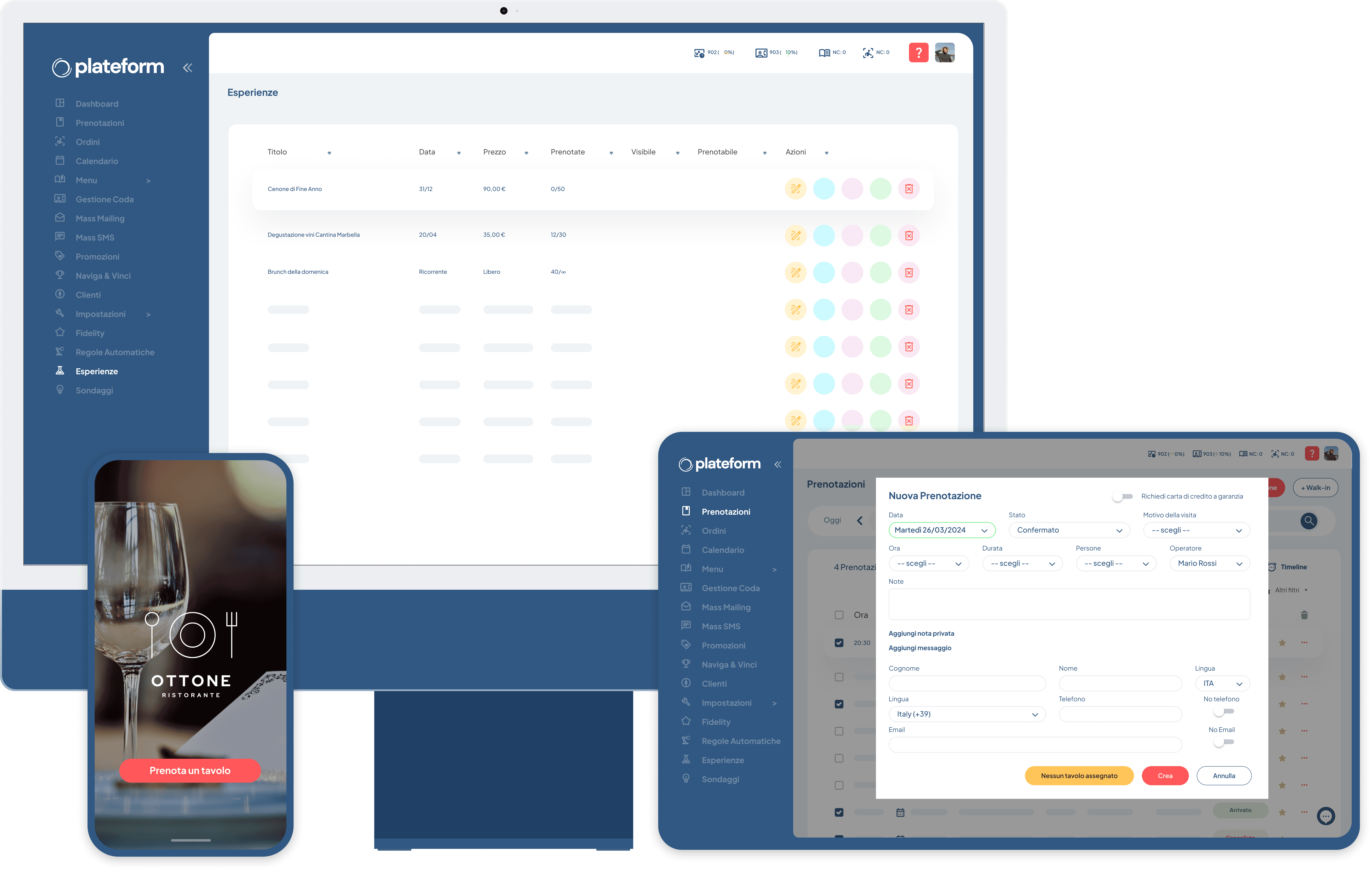 software gestione prenotazioni ristorante