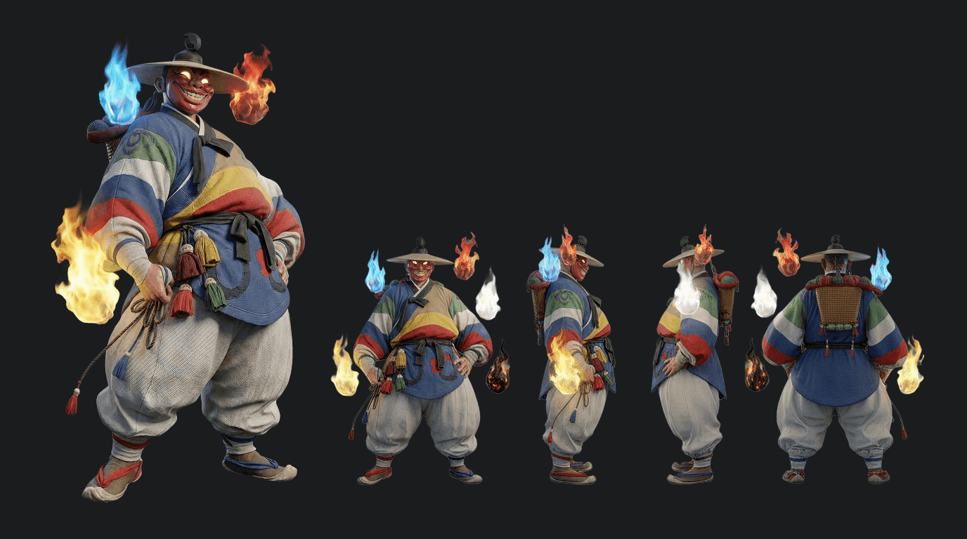 [위에이알] 묘수 AI 콘텐츠 기획 캐릭터