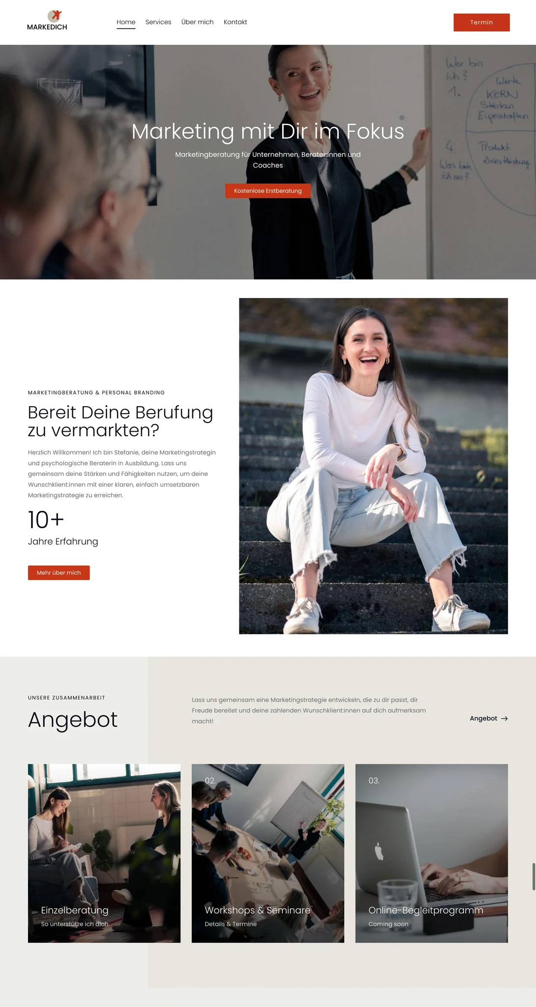 Markedich Website Referenz