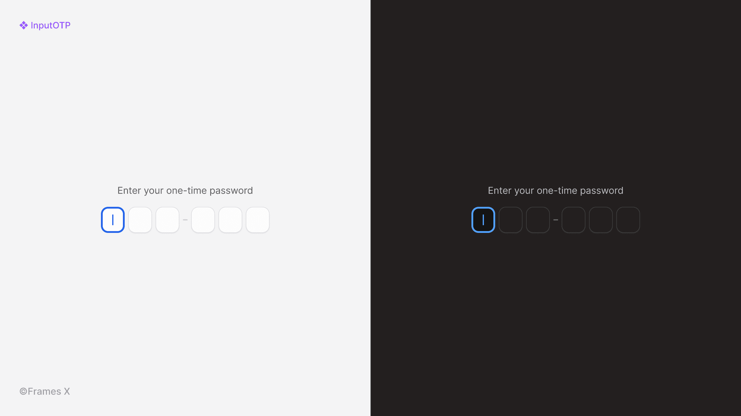 Input OTP Component for Figma