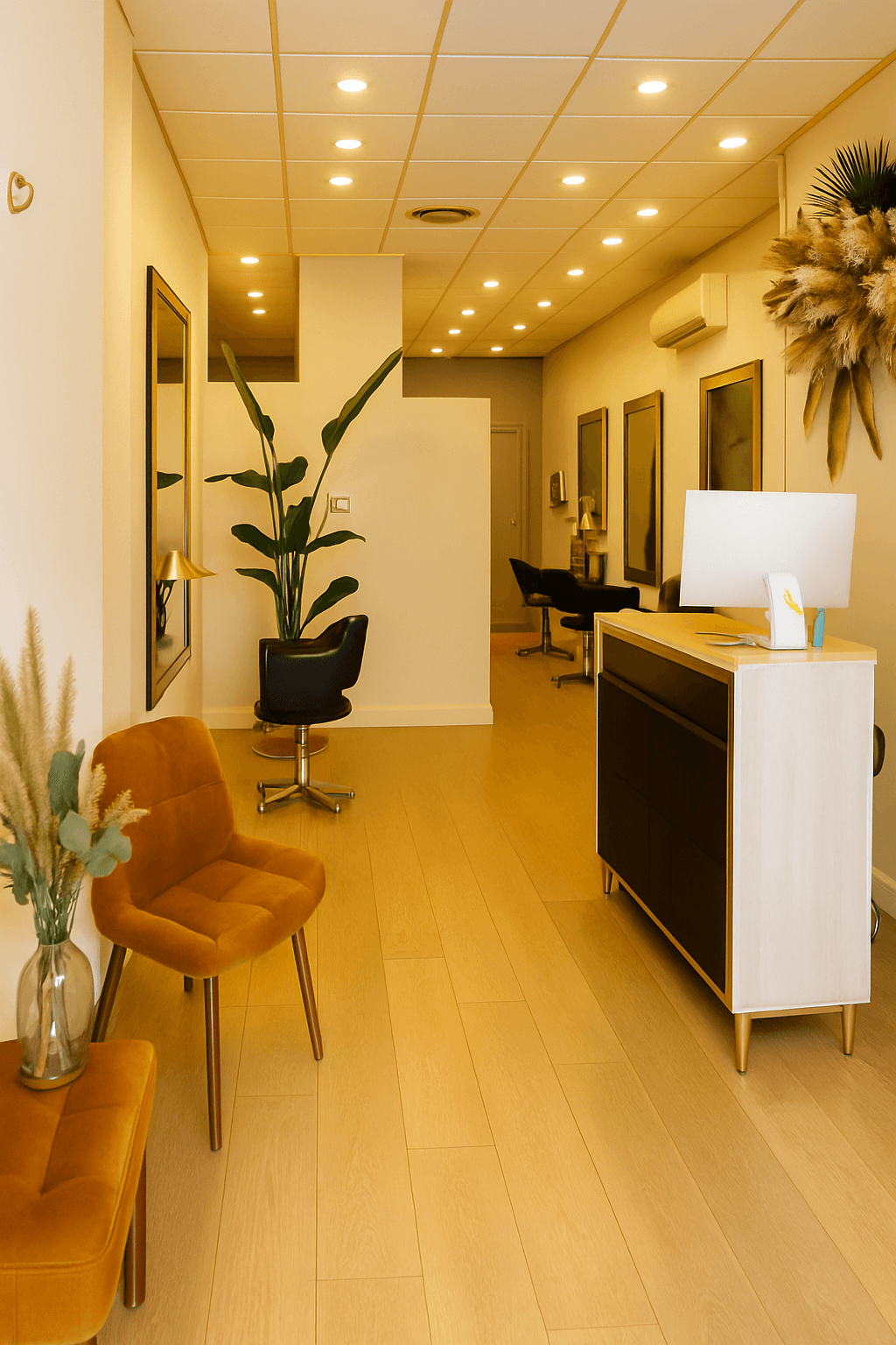 A woman lying down on a soft surface with her eyes closed, bathed in warm sunlight filtering through leaves. Her face has a natural glow, reflecting relaxation and tranquility in a serene spa-like setting.