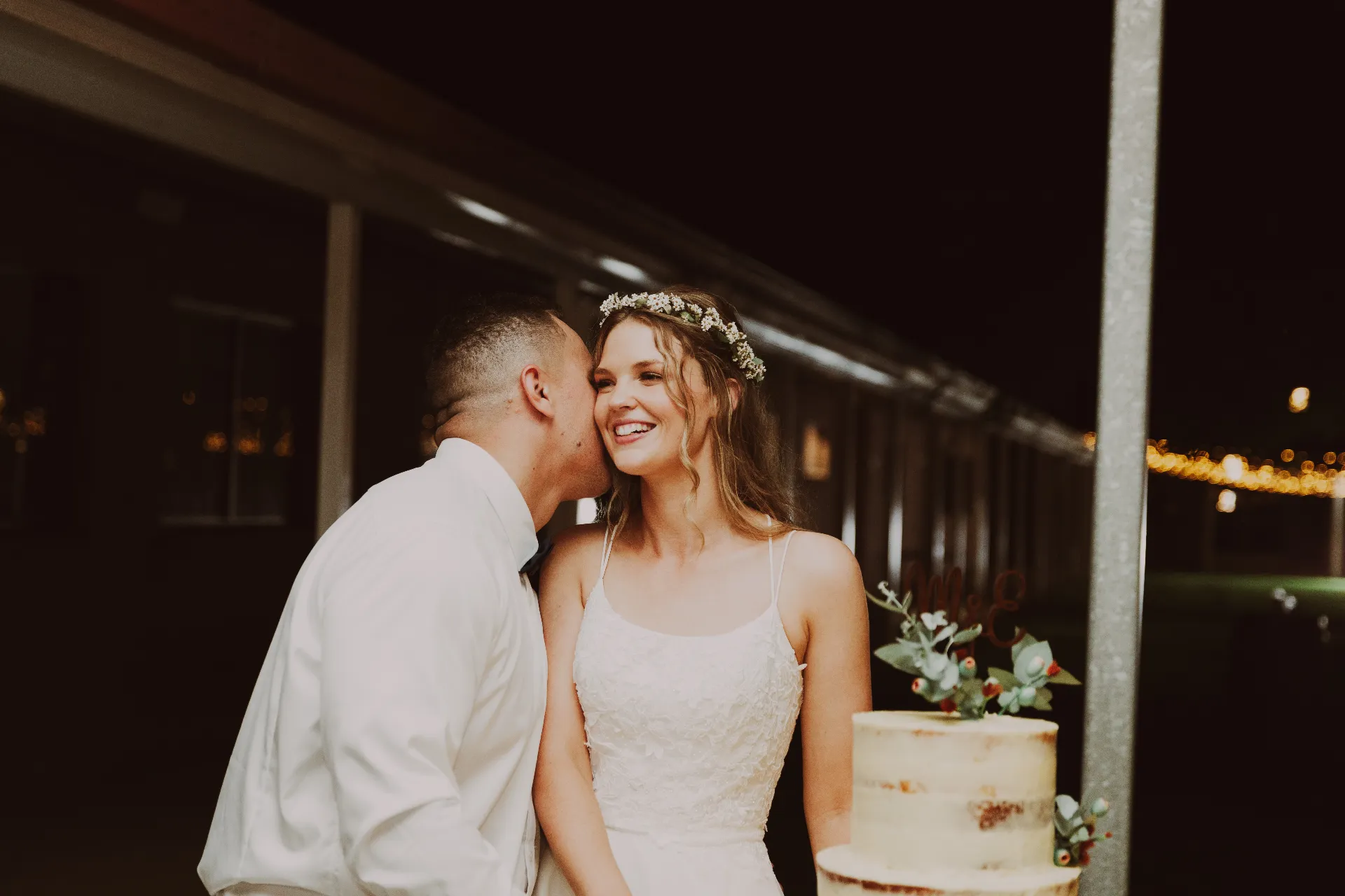 woman in white wedding dress