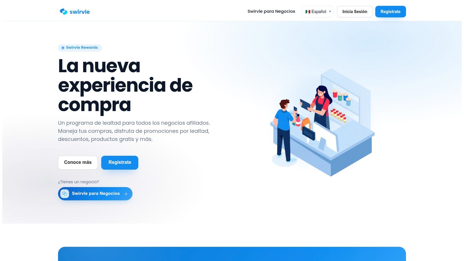 Captura de pantalla de la interfaz de Swirvle mostrando cómo se estructuran y gestionan los datos clave de los clientes.