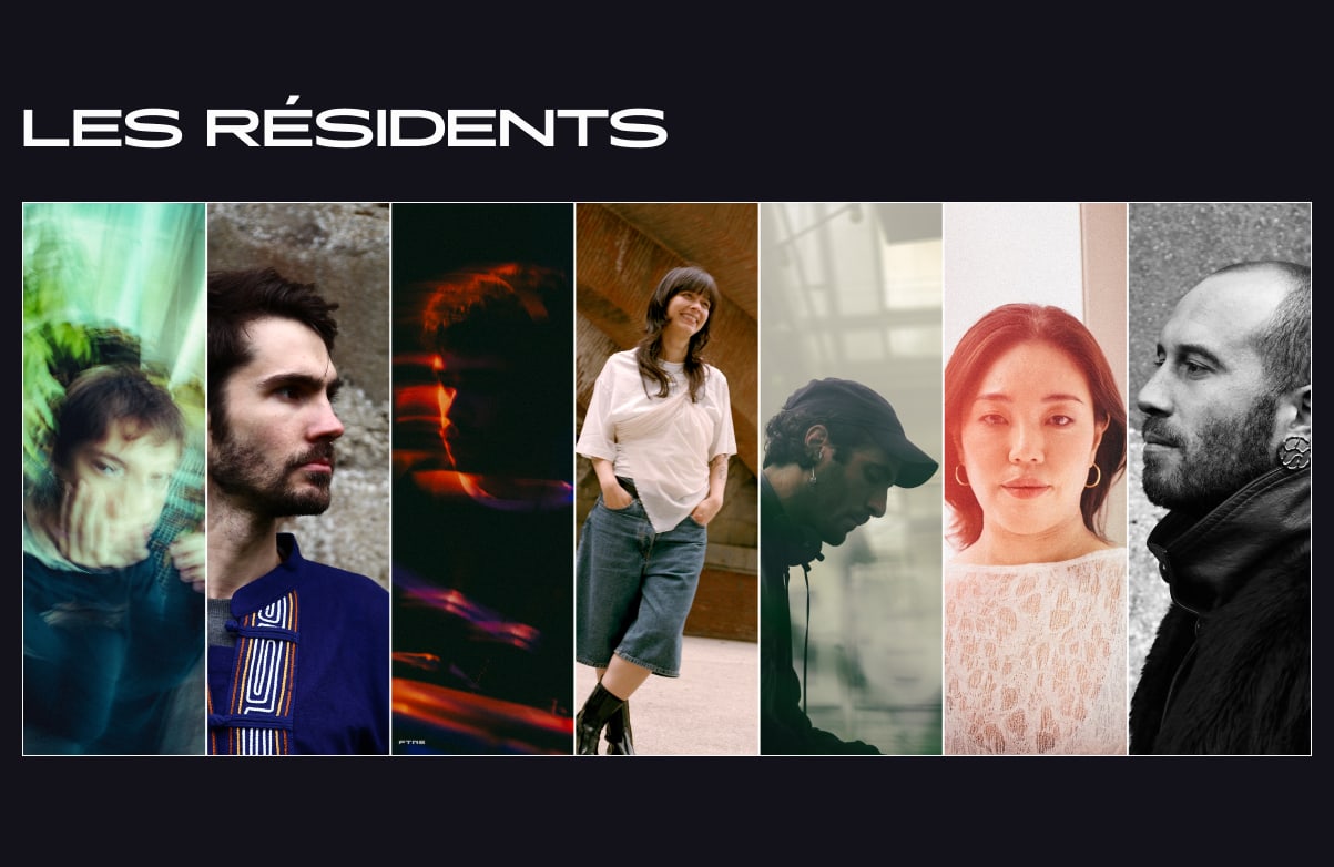 Visuel du site présentant les résidents du club