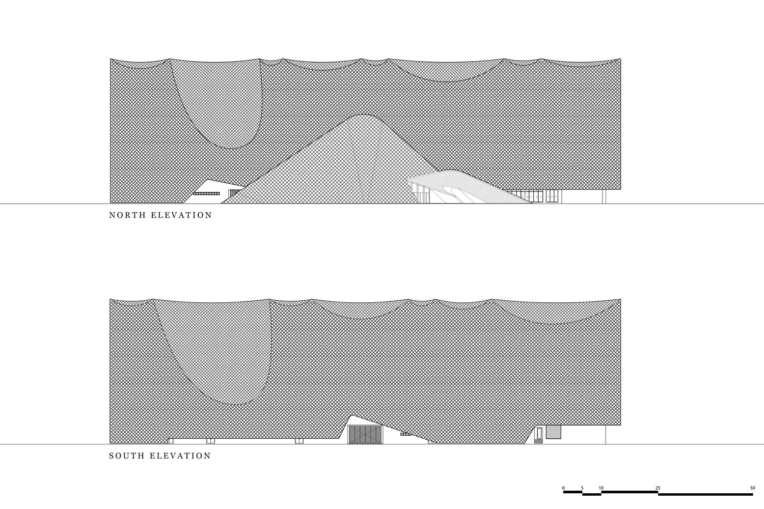 Architectural drawing of Encore Malacca Impressions Theatre project by Asima Architects
