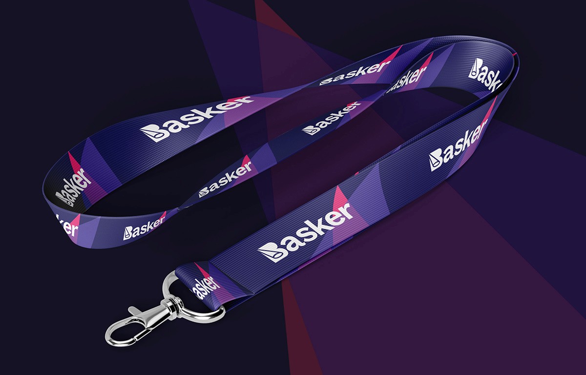 Basker branded lanyard 2