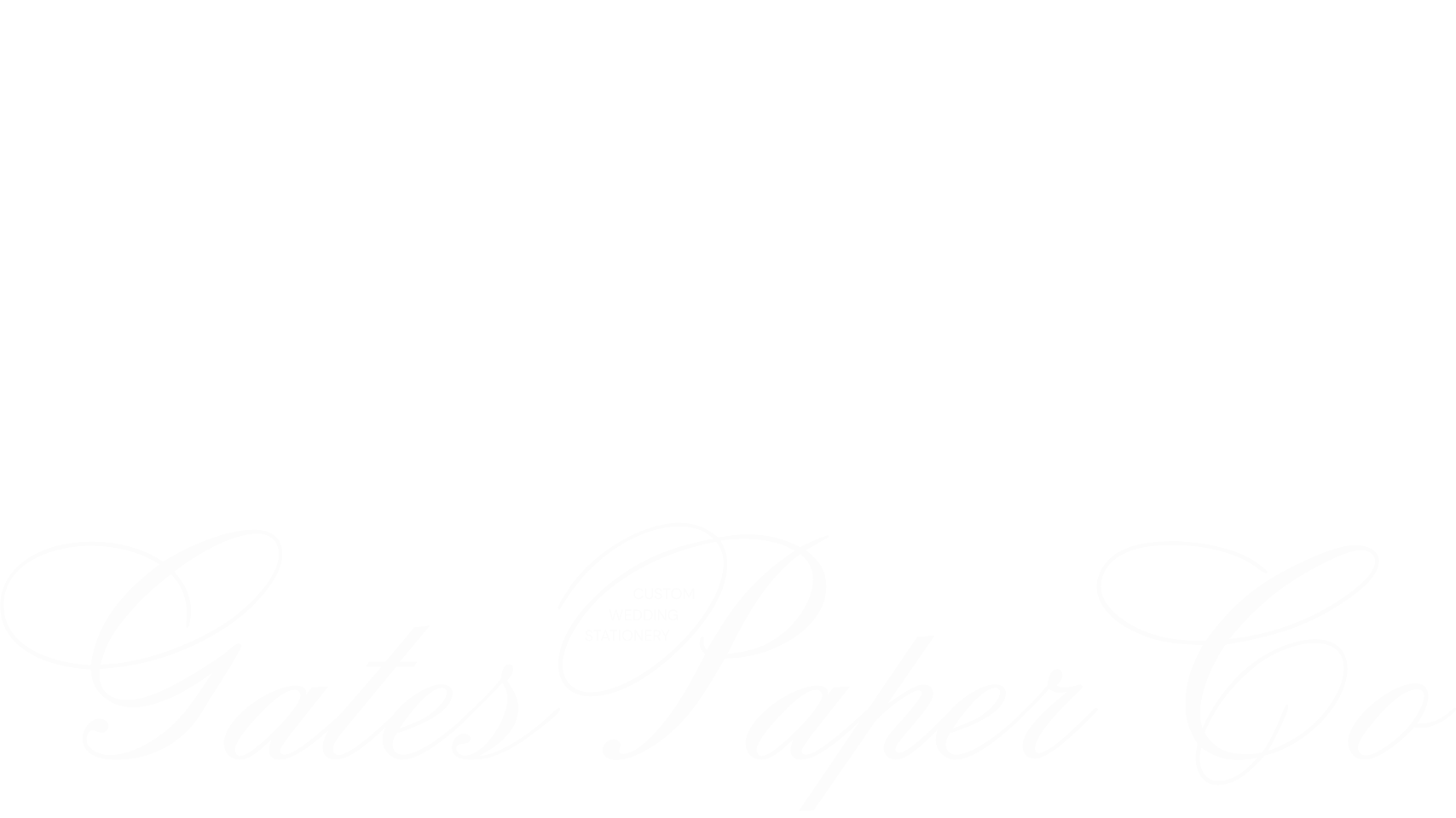 Gates Paper Company Wedding Invitations