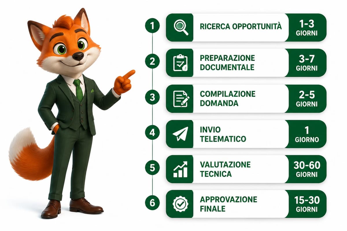 Fasi candidatura bandi regionali