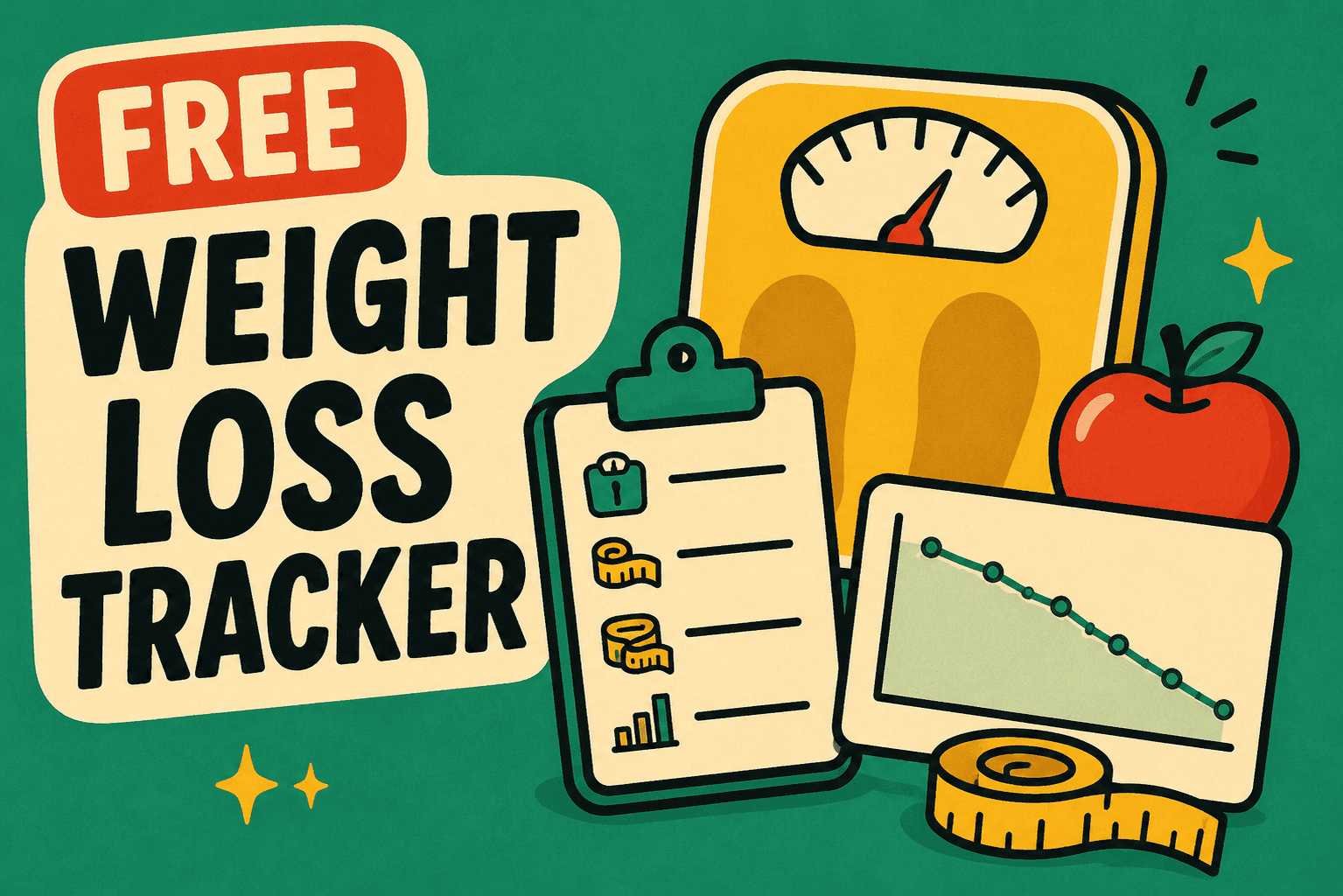 free weight loss tracke notion template
