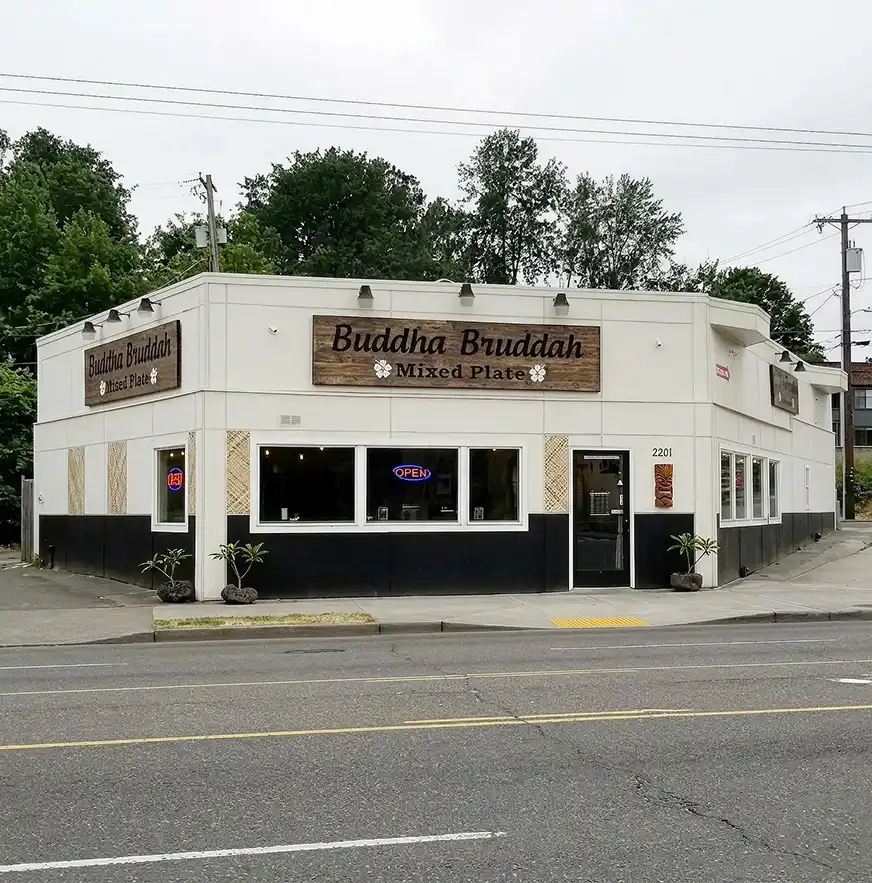 Buddha Bruddah Restaurant in Beacon Hill, Seattle — Asian-Hawaiian Dining