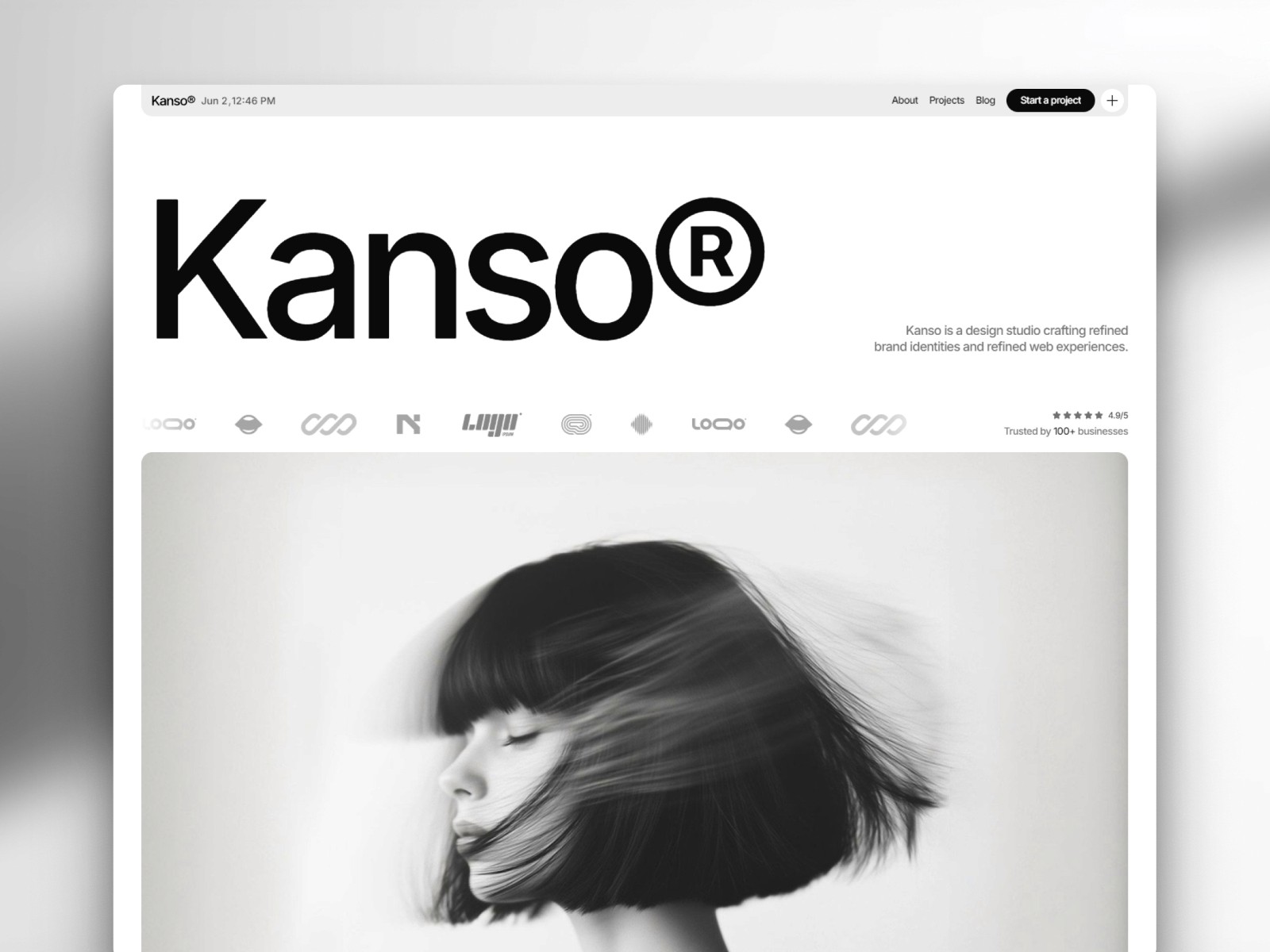 Kanso template preview