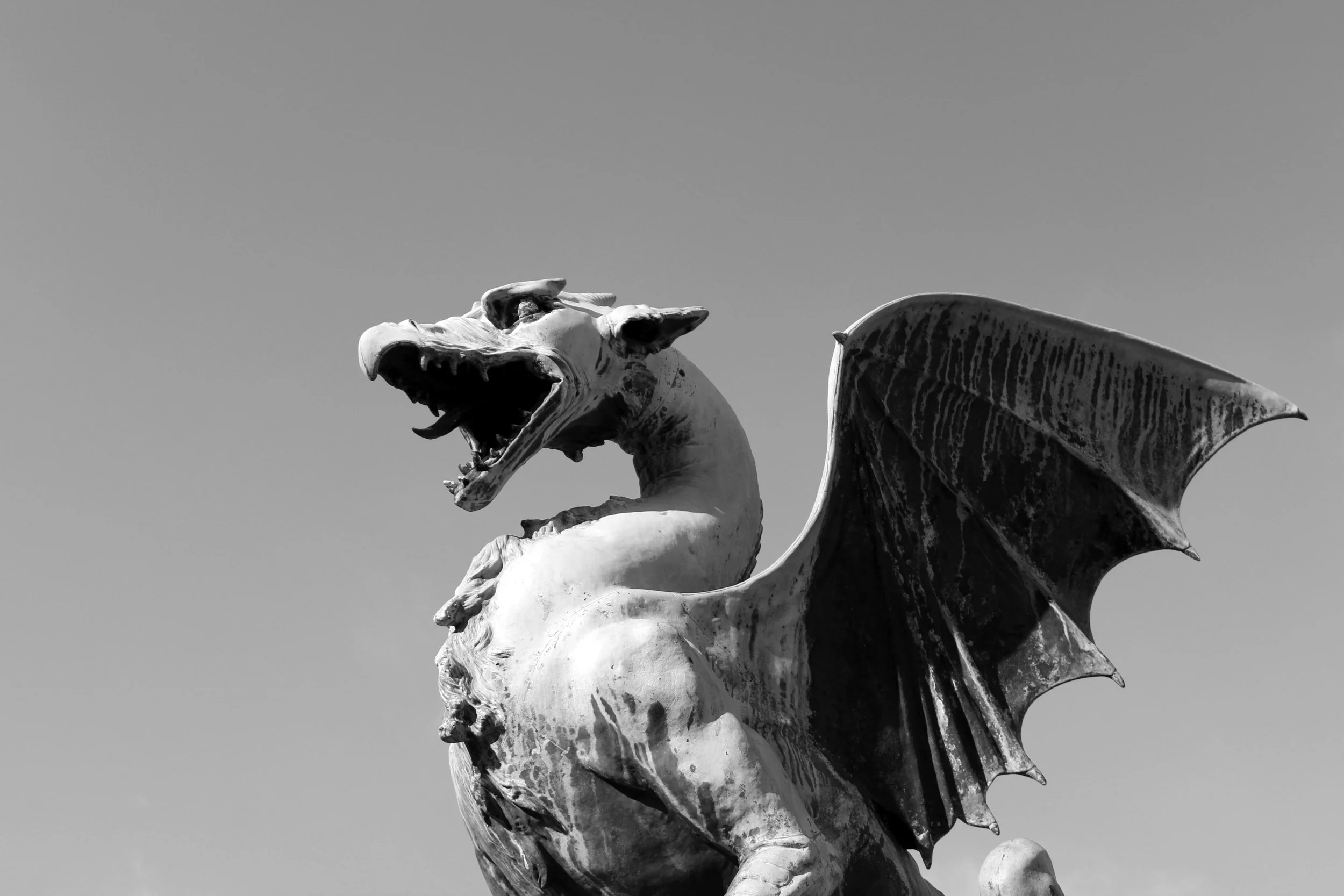 Dragon Statue in Ljubljana