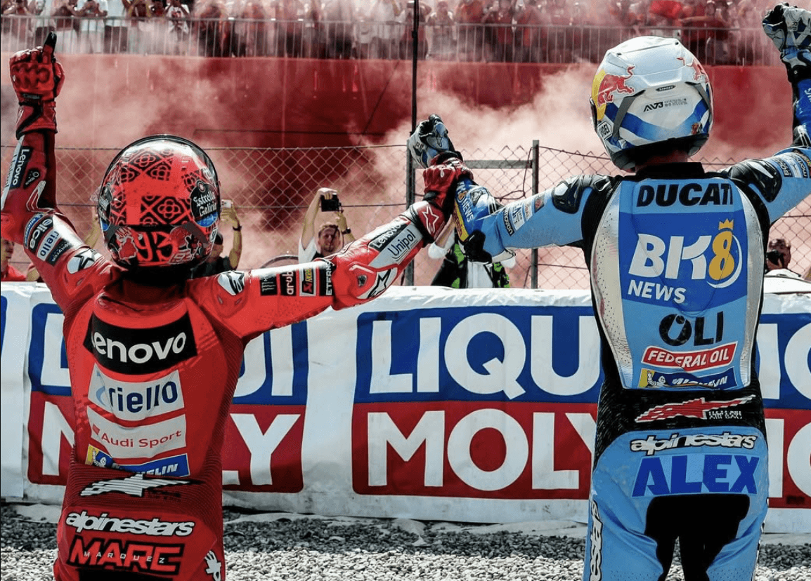 Álex Márquez y Marc Márquez | Fuente: MotoGP