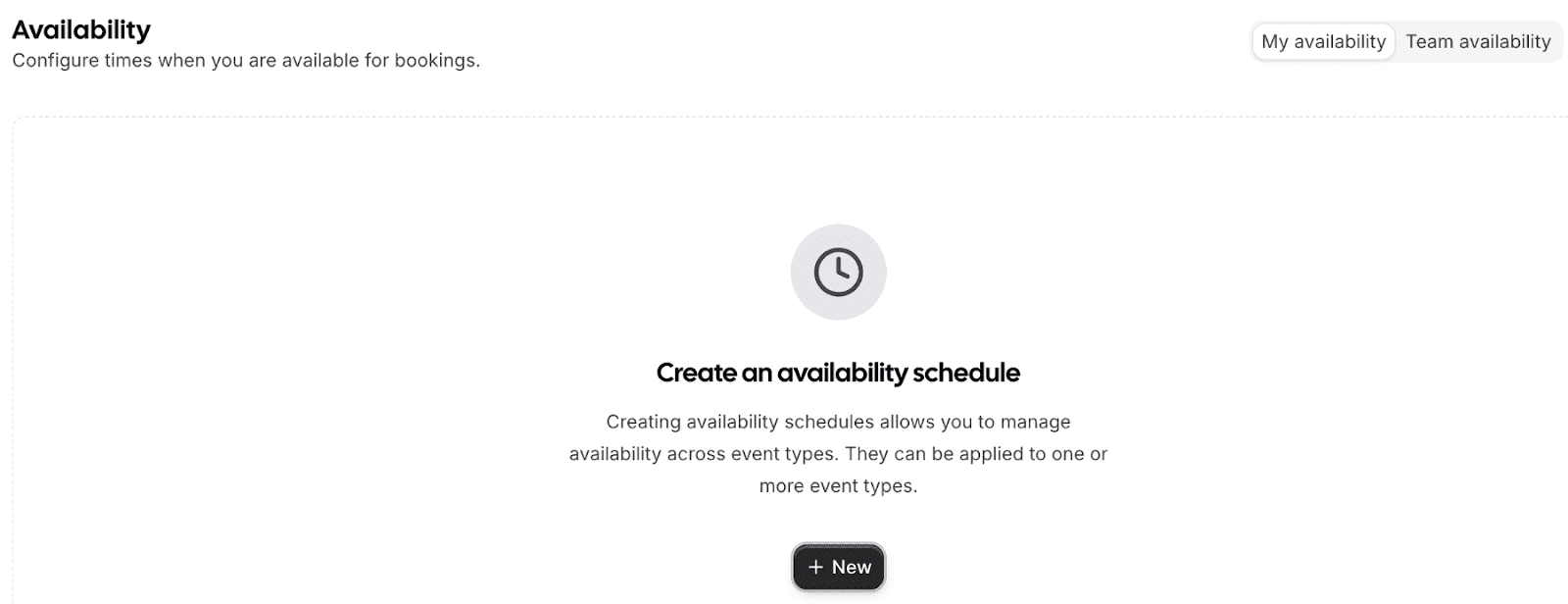 Setting your availability in Cal.com