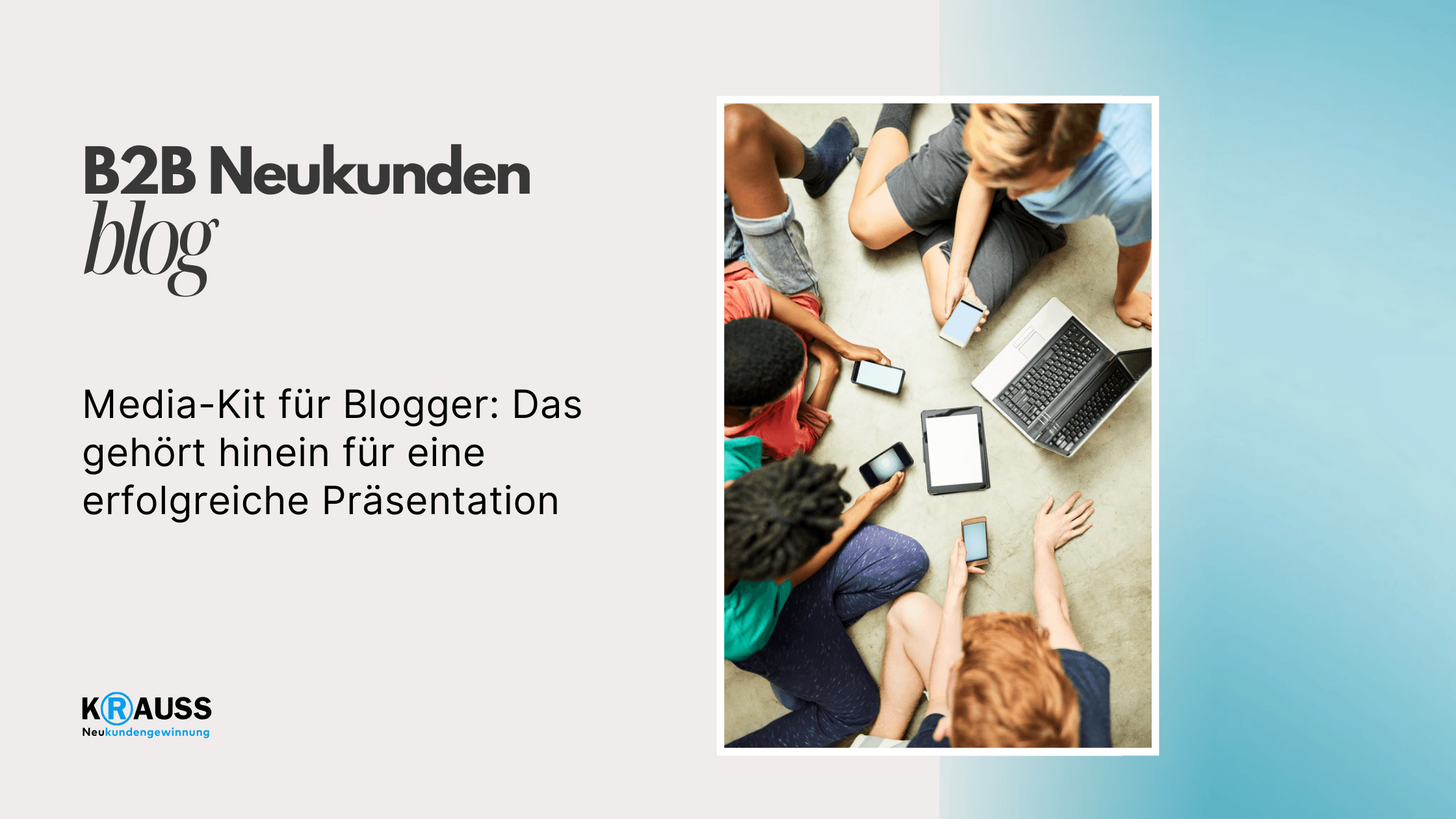 Media-Kit für Blogger: Das gehört hinein für eine erfolgreiche Präsentation