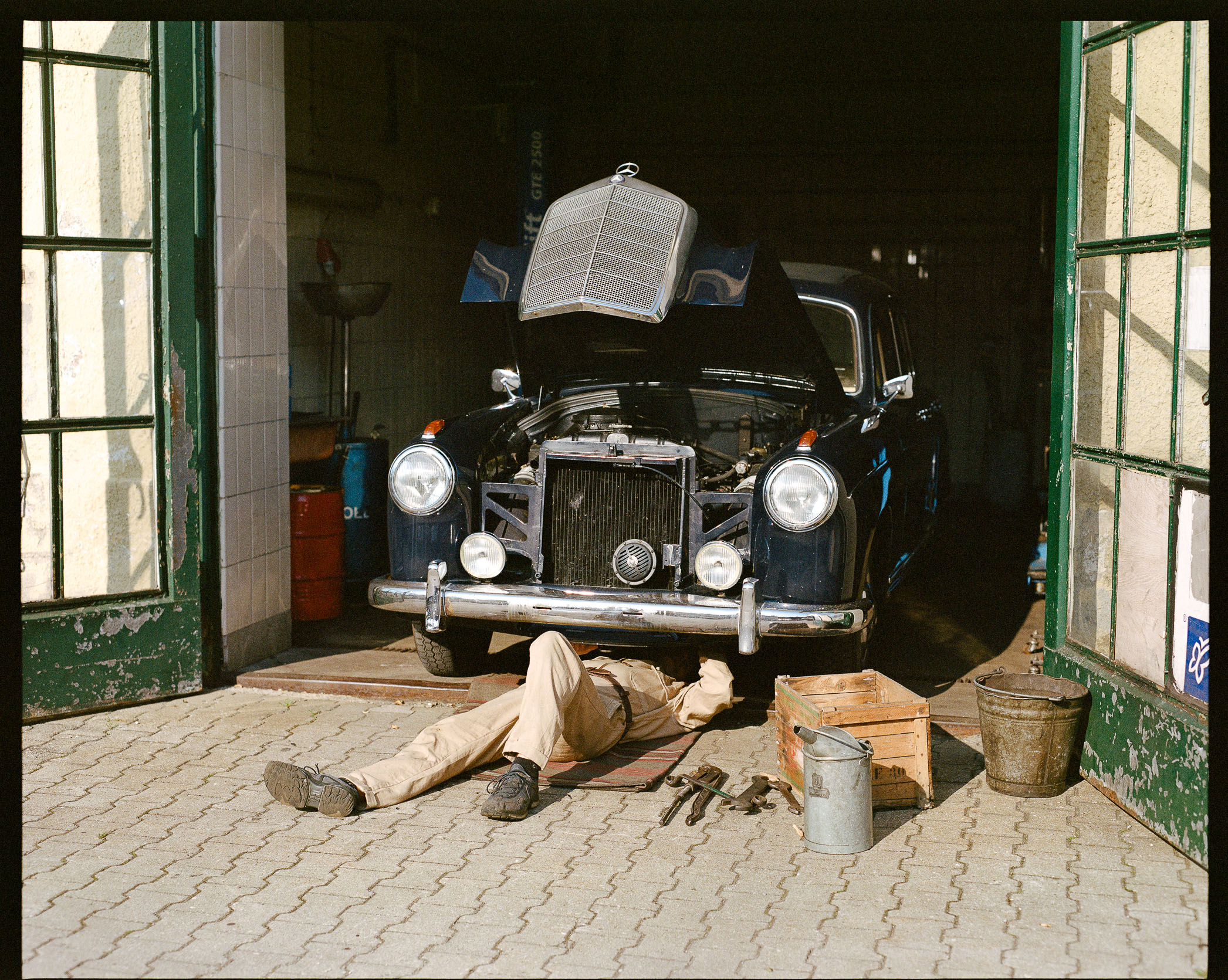 Francisco Javier Velazquez Gomez from Balambar, photographed in his workshop in San Cristobal de las Casas, Chiapas, Mexico