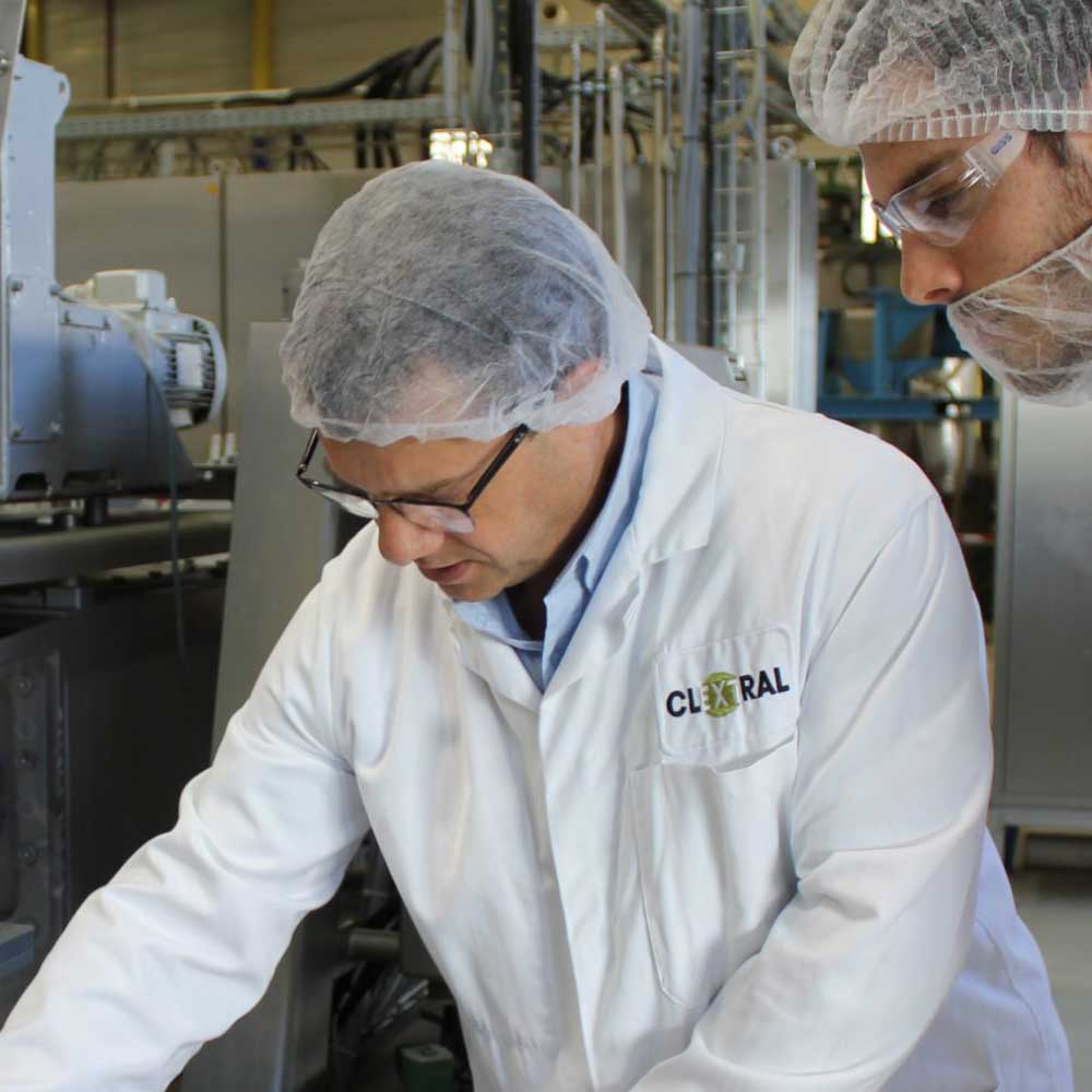 Bild einer Person im Labor