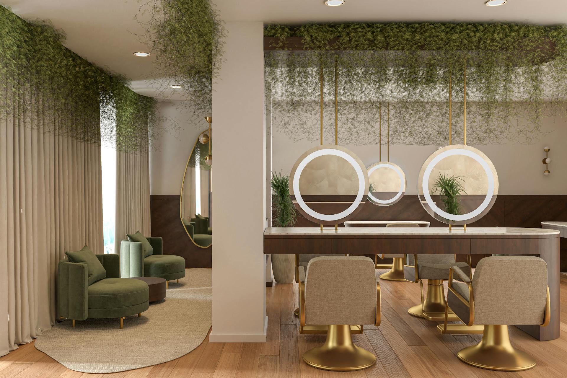 Salon Serenity renderings