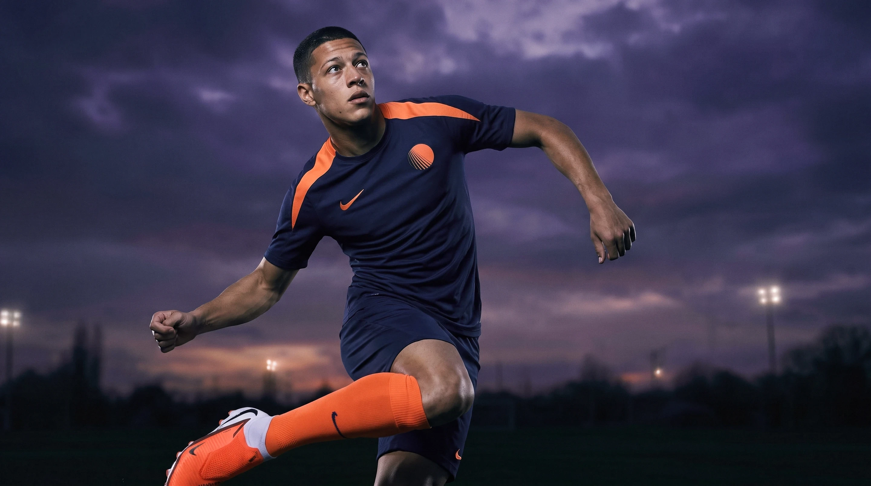 Young players in action on the field, giving their all during a Planet Sports soccer game.