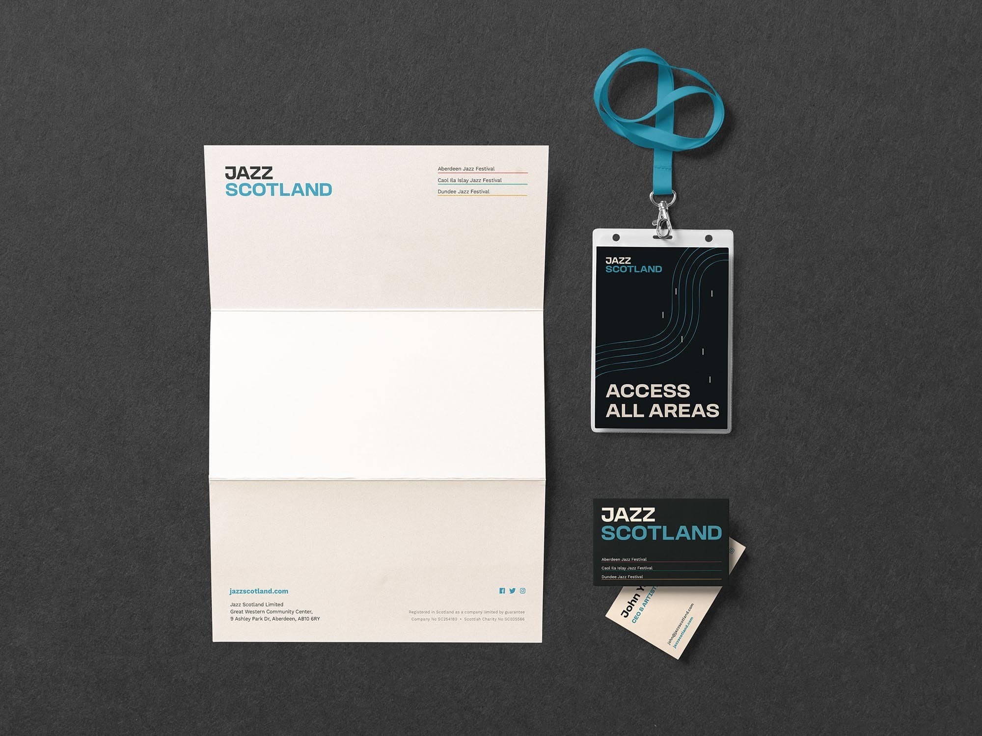 Jazz Scotland visual identity