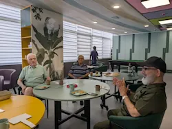 Chai time and gupshup at Aamra Seniors Club