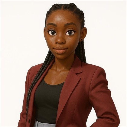 Portrait image of recently hired tech professional