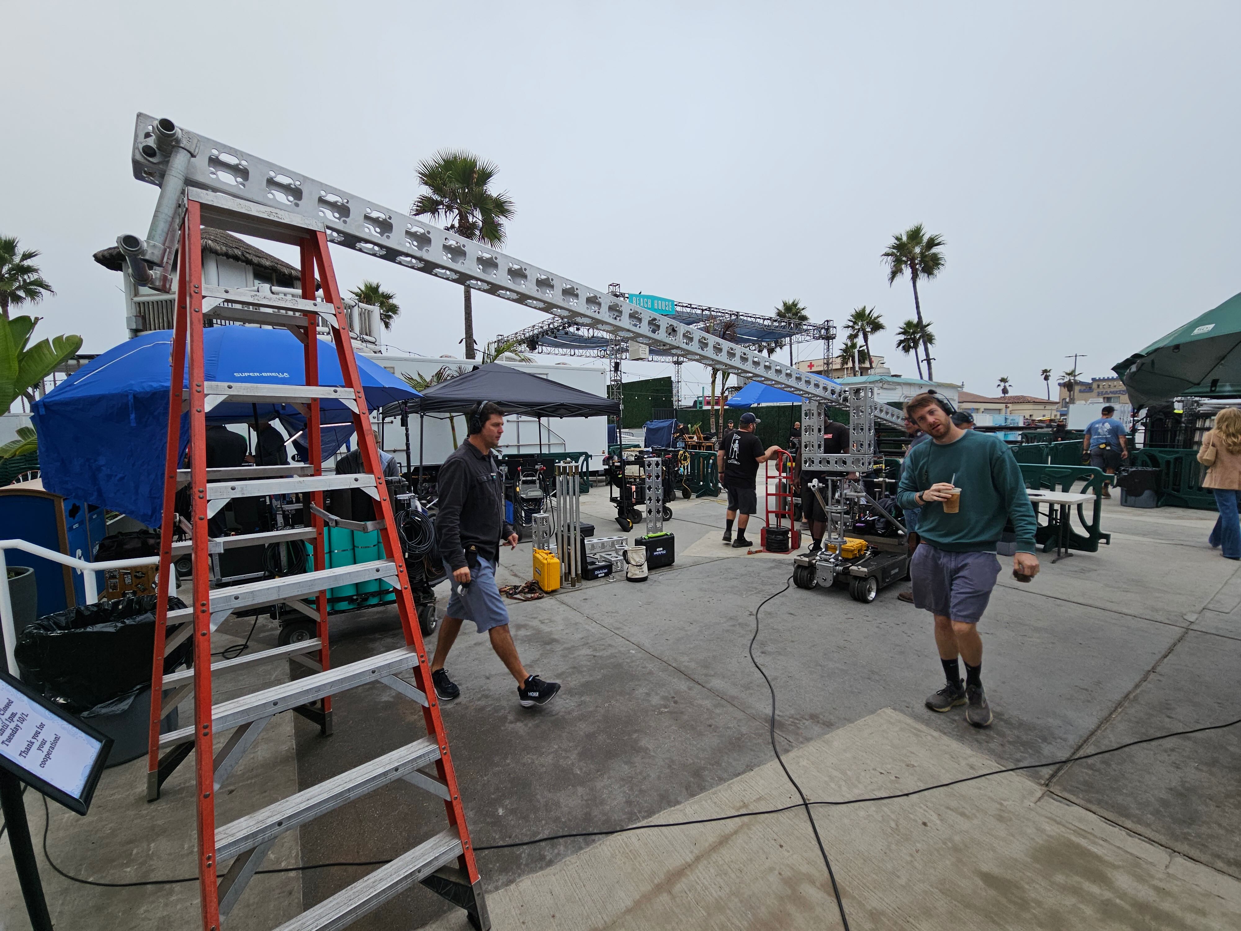 Custom jib made from modulus-x truss