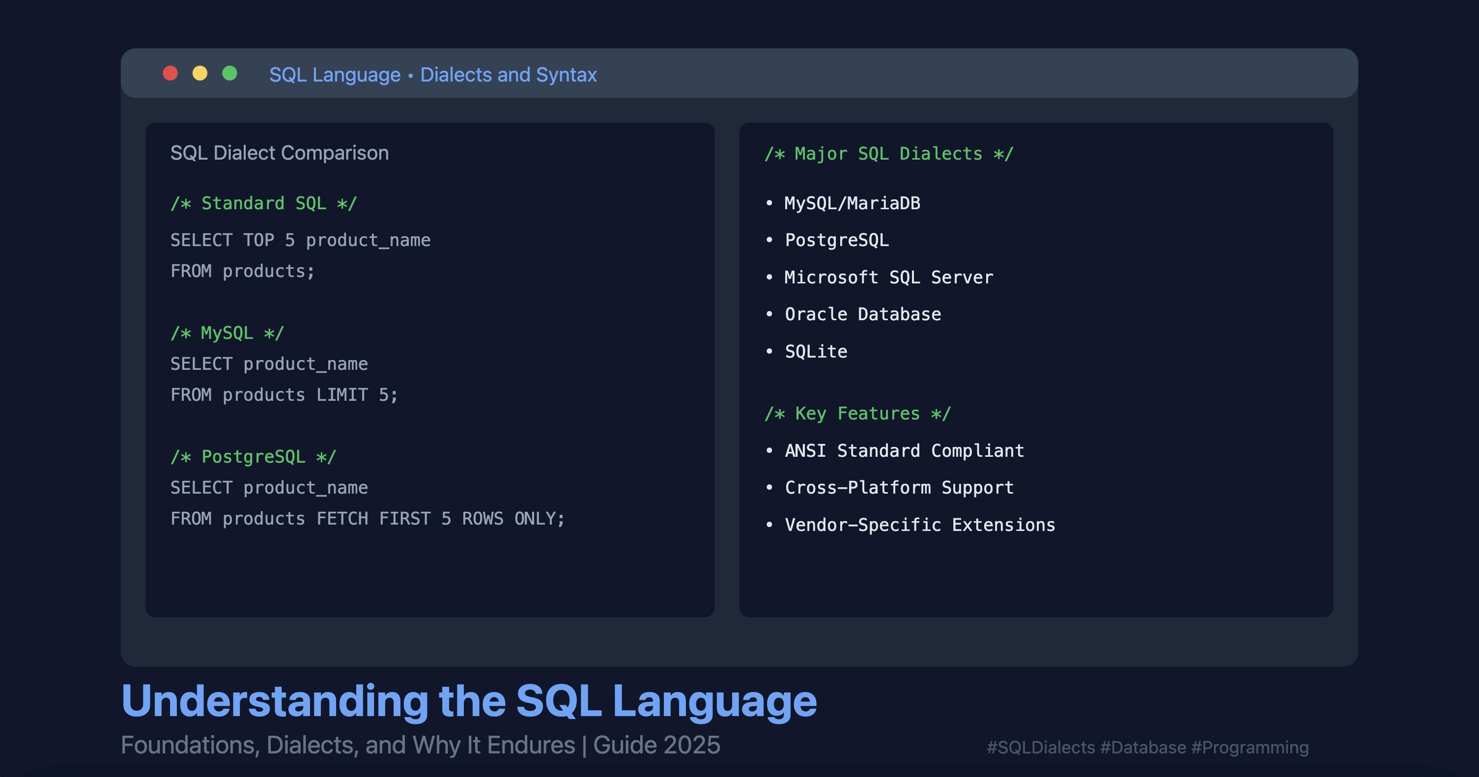 sql language