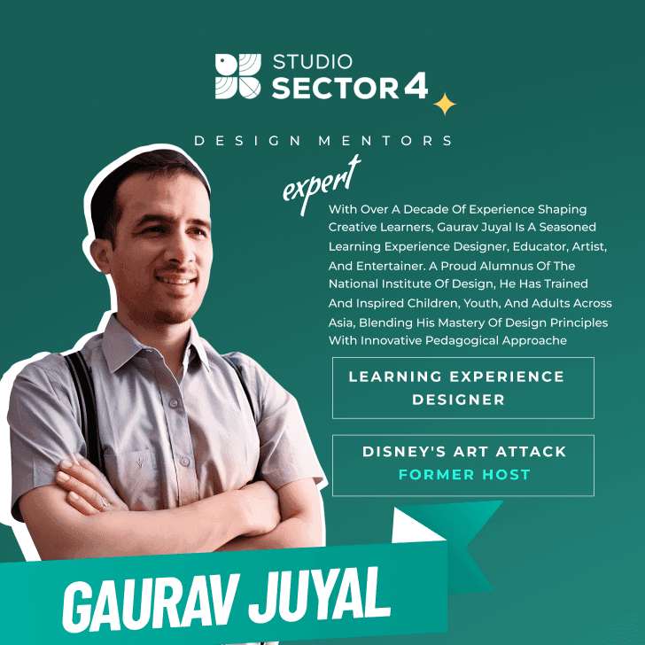 Gaurav Juyal, Dessigner, Art Attack show