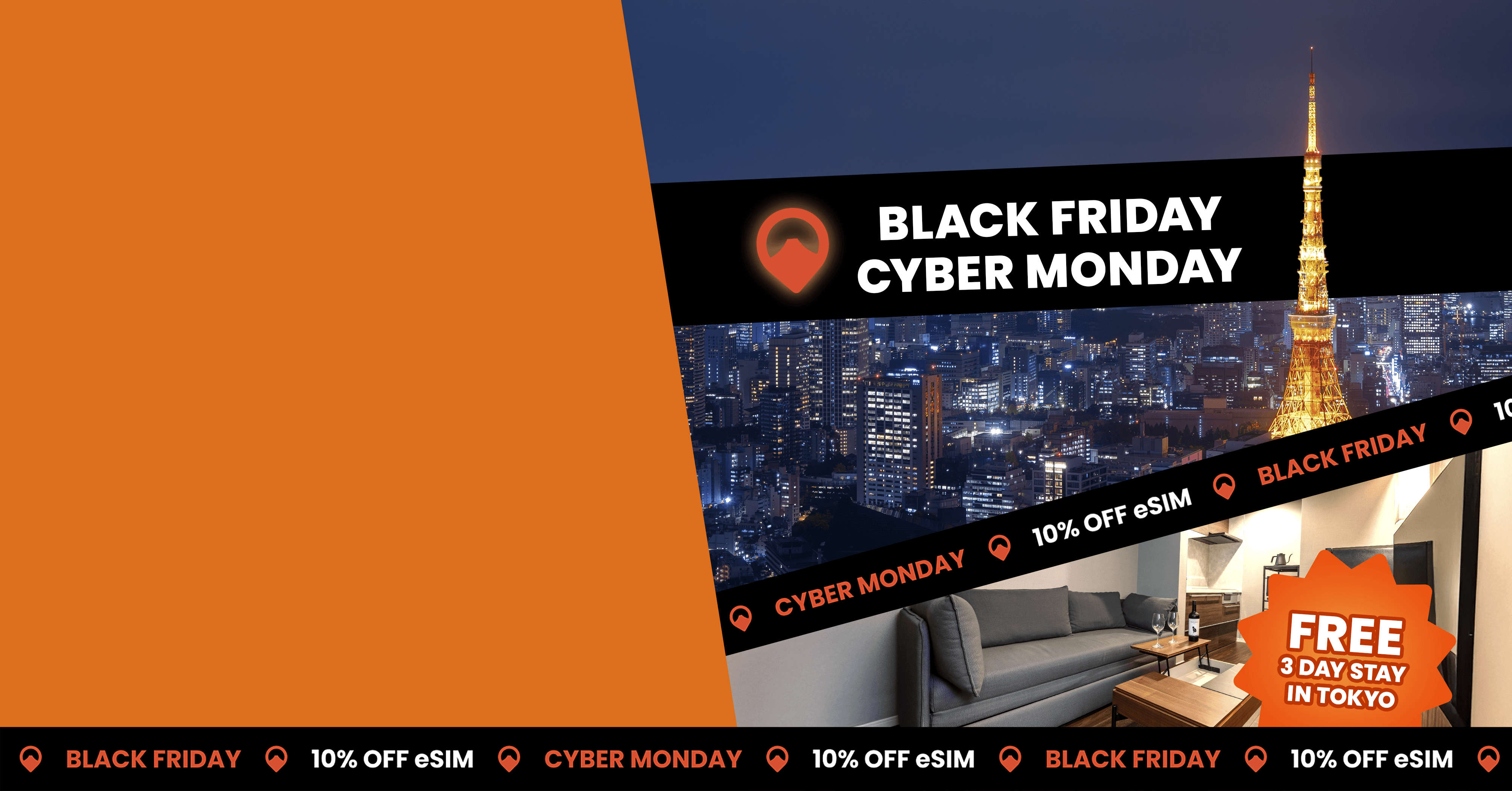 Black Friday Cyber Monday Promotion Banner