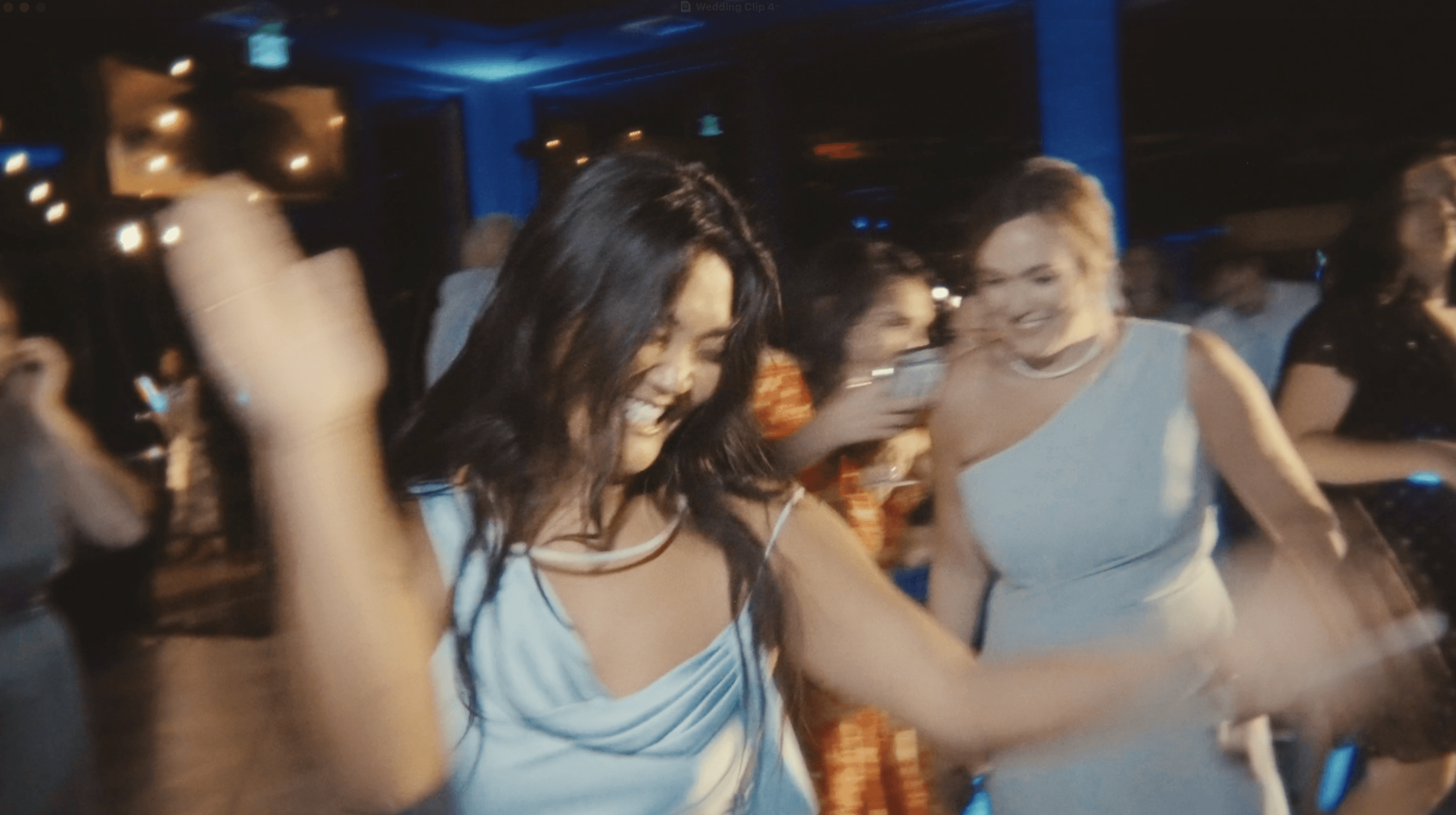 Women On Neon Background