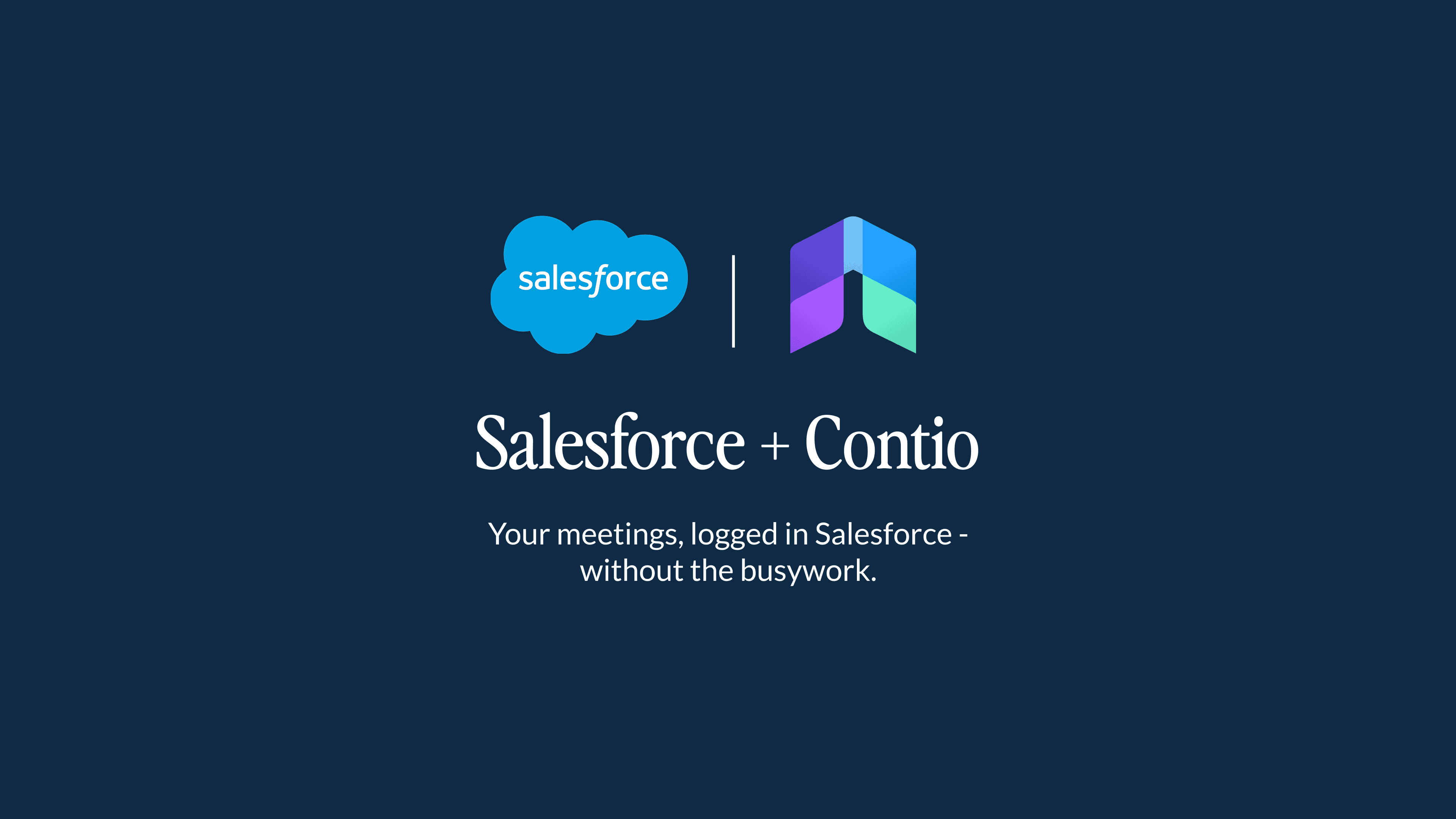 Salesforce + Contio integration