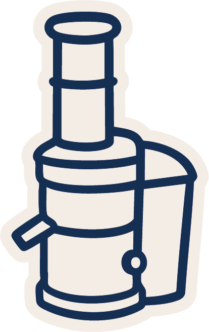 A doodle of a smoothie machine