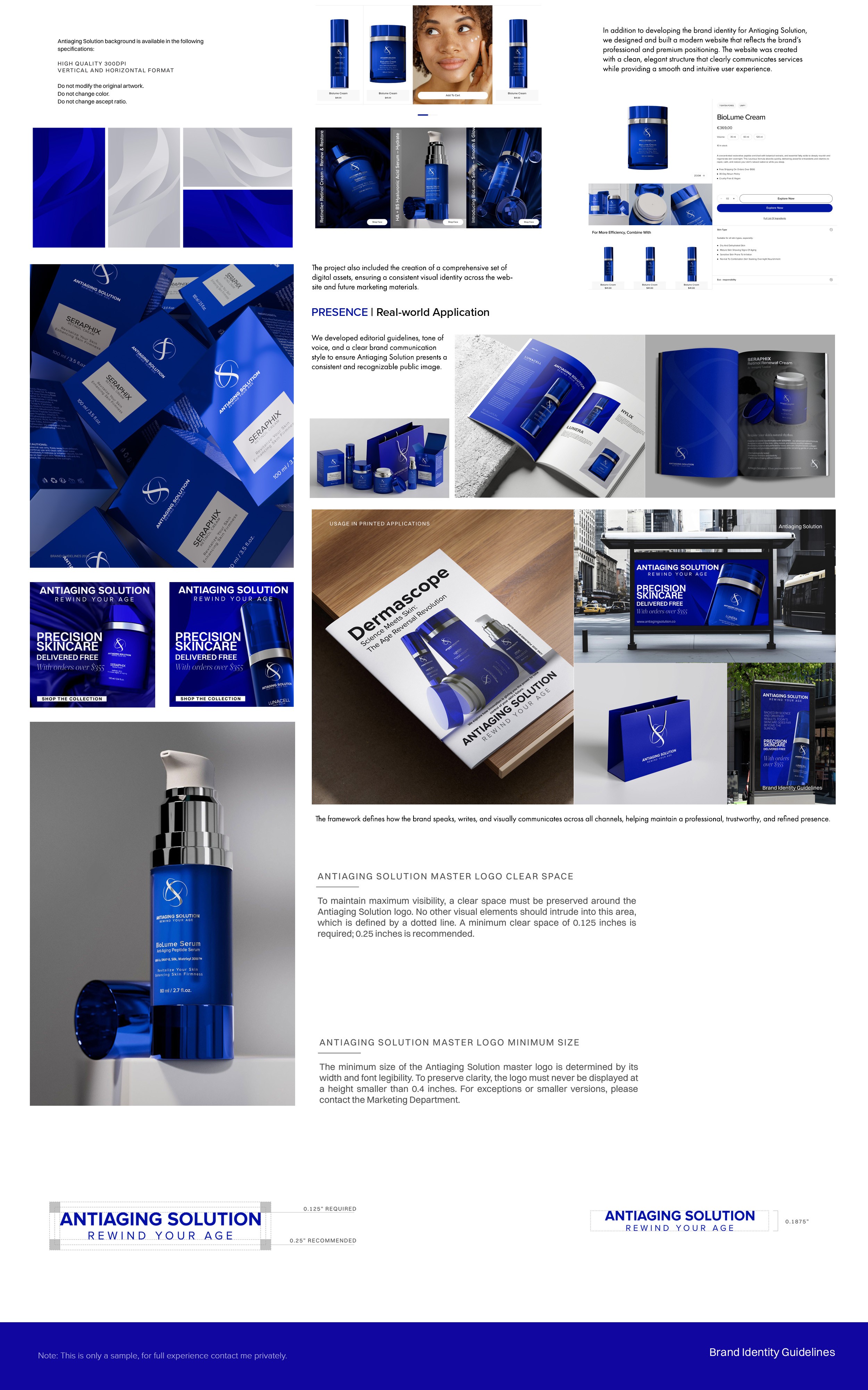 Antiaging Solution website.