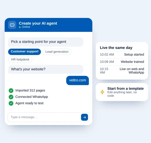 Go live in weeks, not months